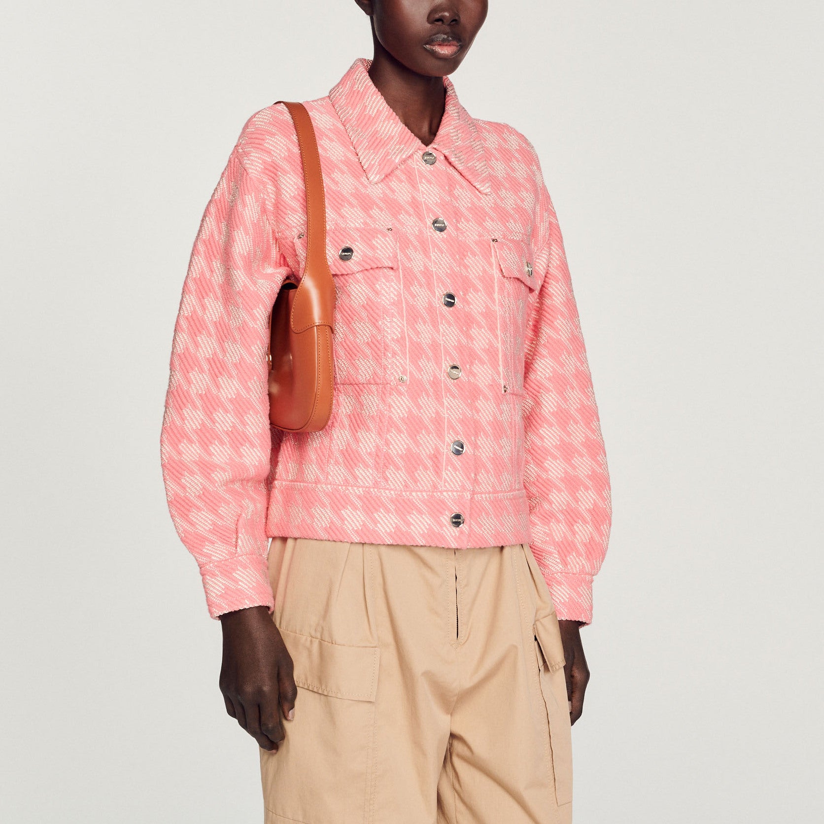 Veste pied de poule Sandro seconde main