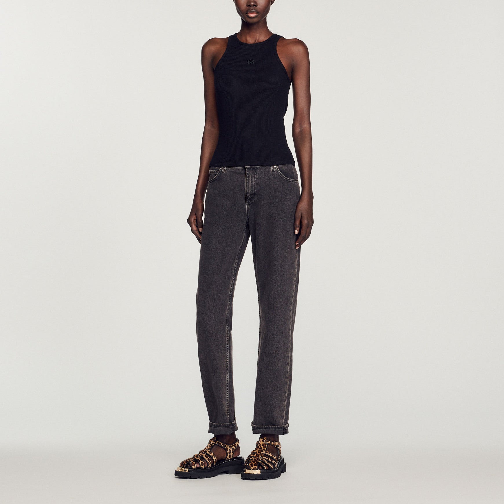 Débardeur logo double S Sandro seconde main