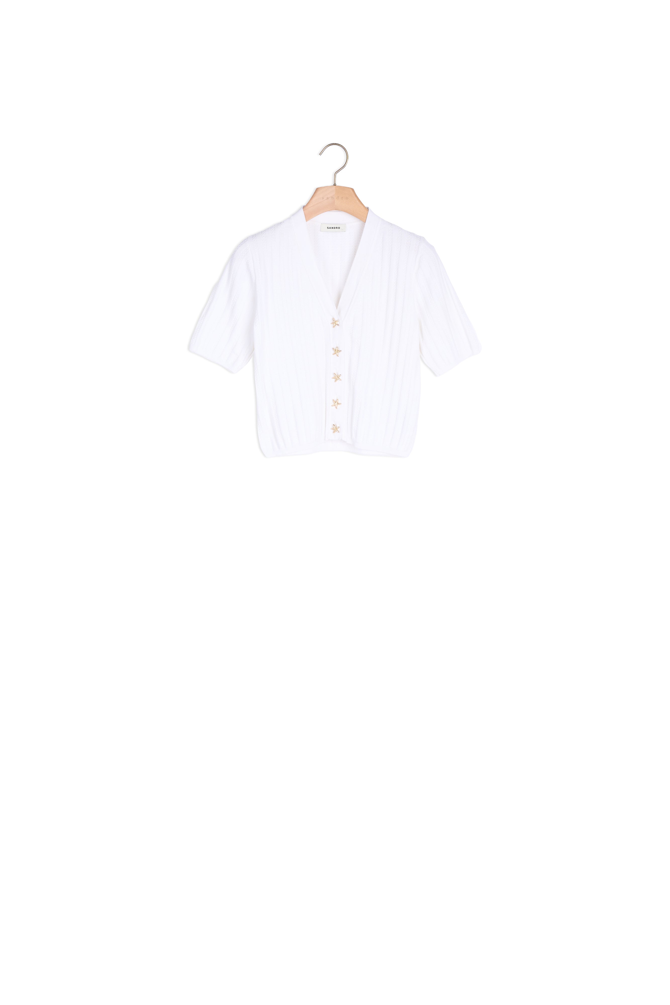 Pull à boutons fantaisie Sandro seconde main