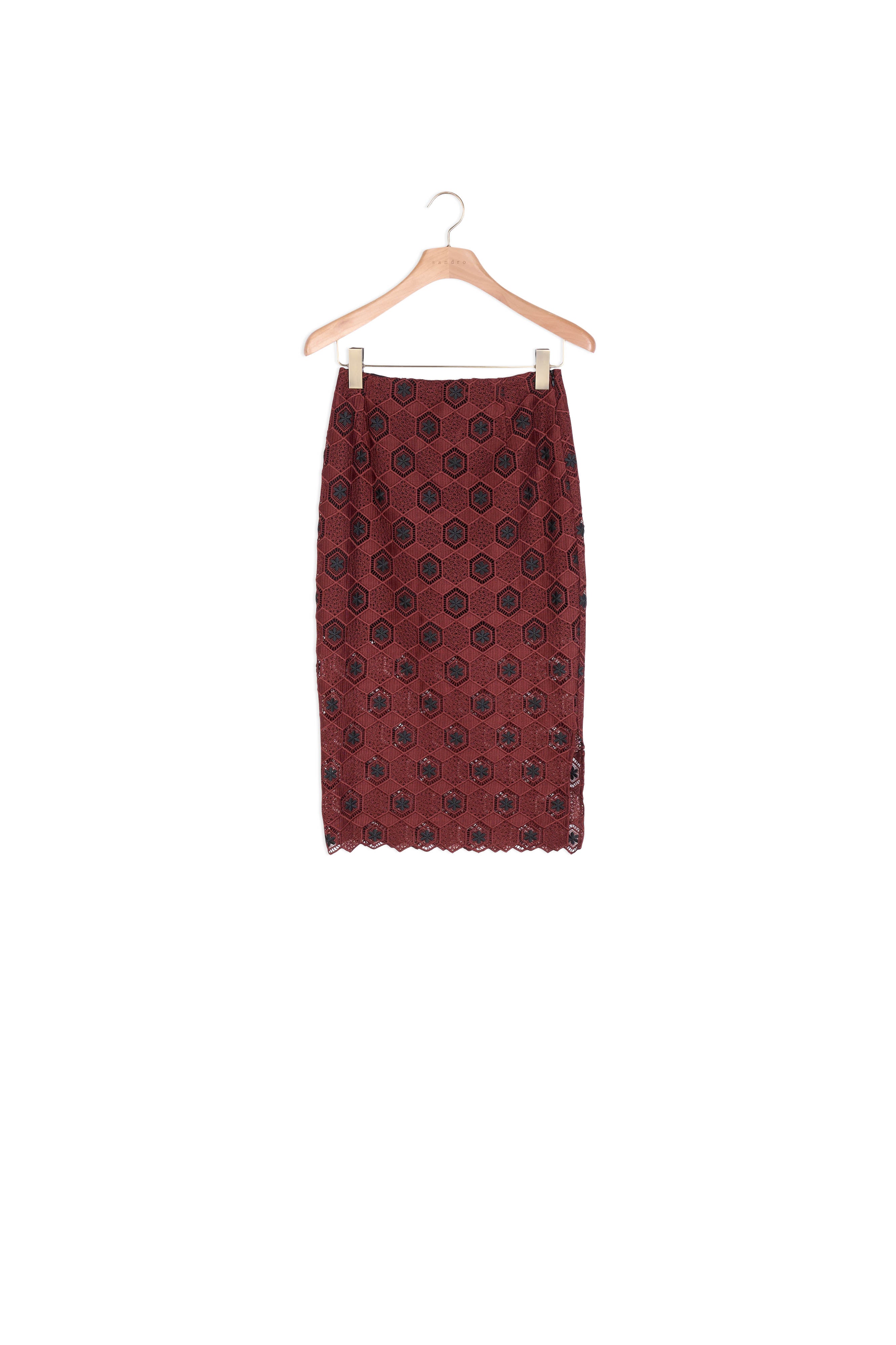 Jupe Bordeaux Sandro seconde main