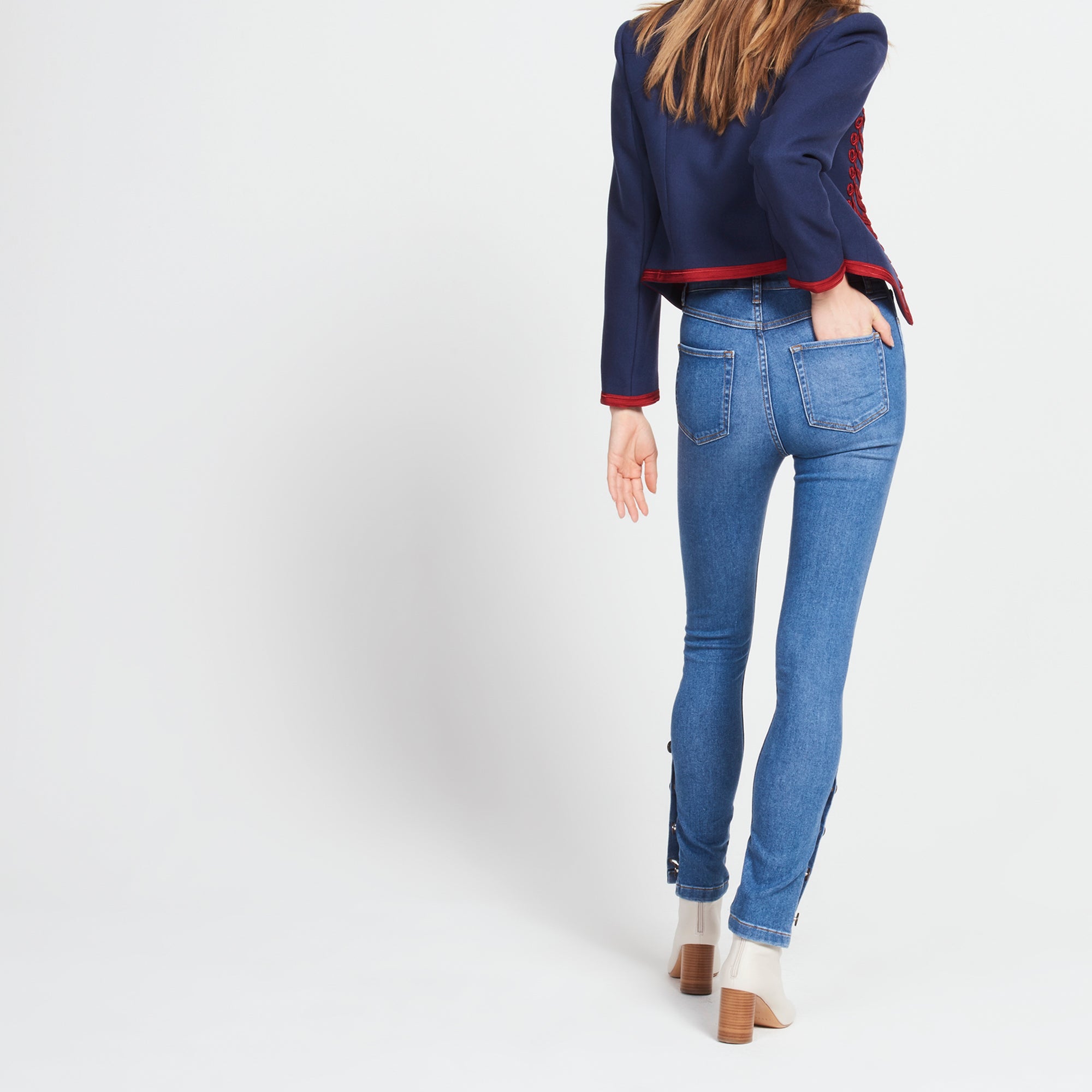 Jean slim avec boutons Sandro seconde main