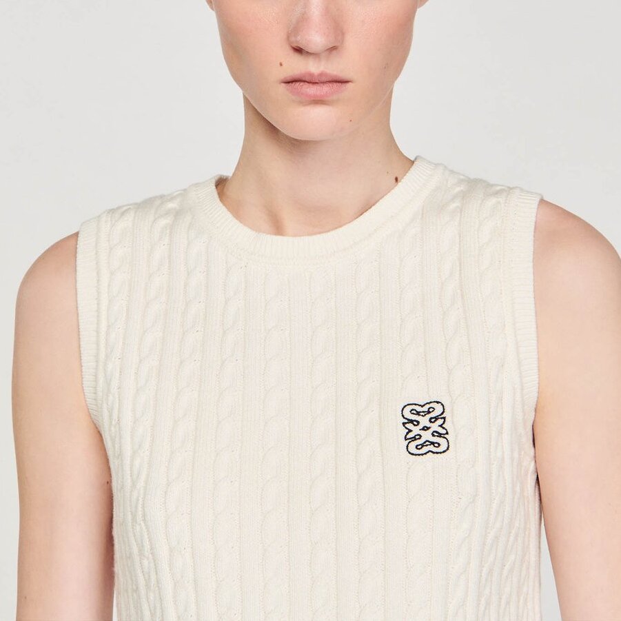 Débardeur en Maille Sandro seconde main