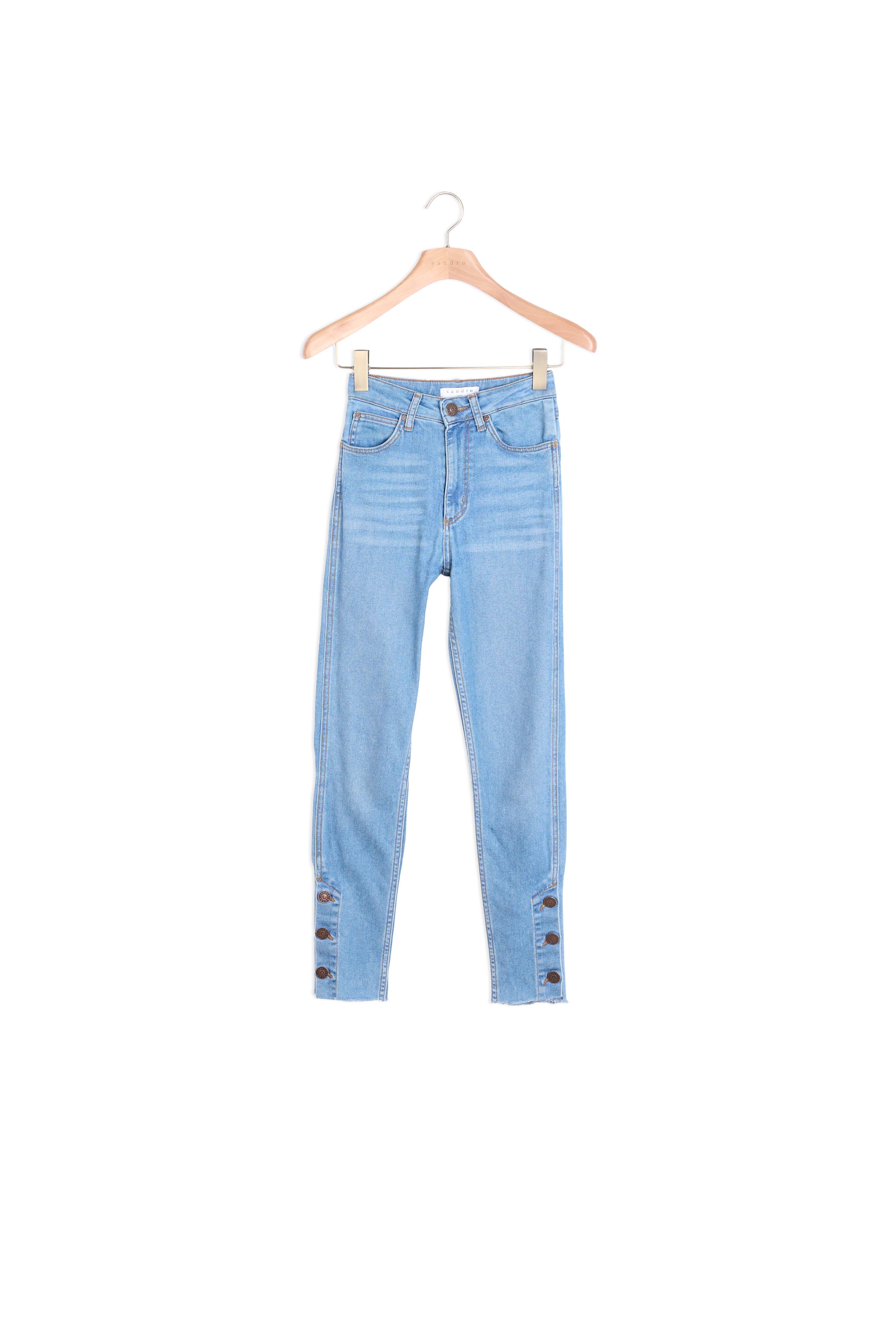 Jean slim avec boutons Sandro seconde main