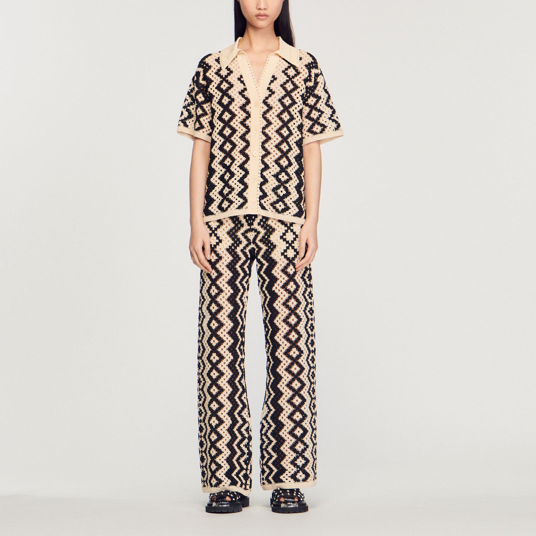 Top en crochet Sandro seconde main