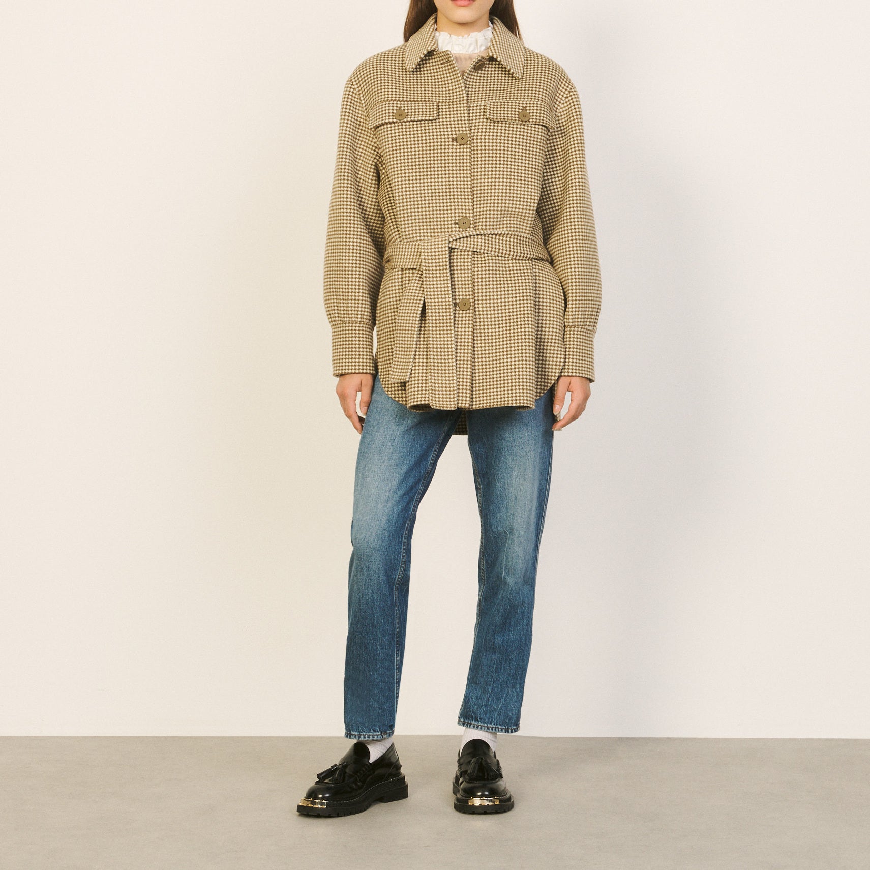 Outerwear Camel Sandro seconde main