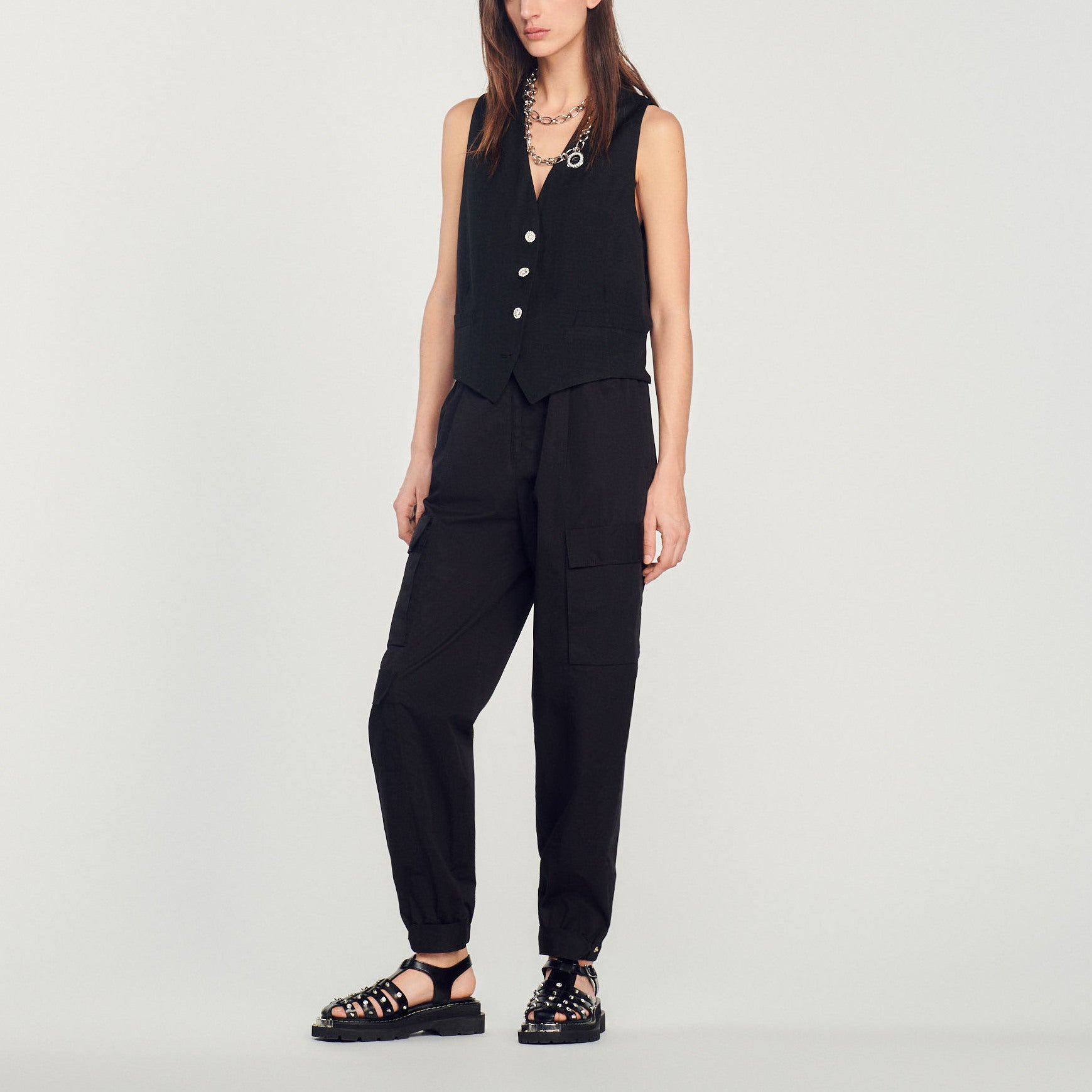 Gilet d'homme à strass Sandro seconde main