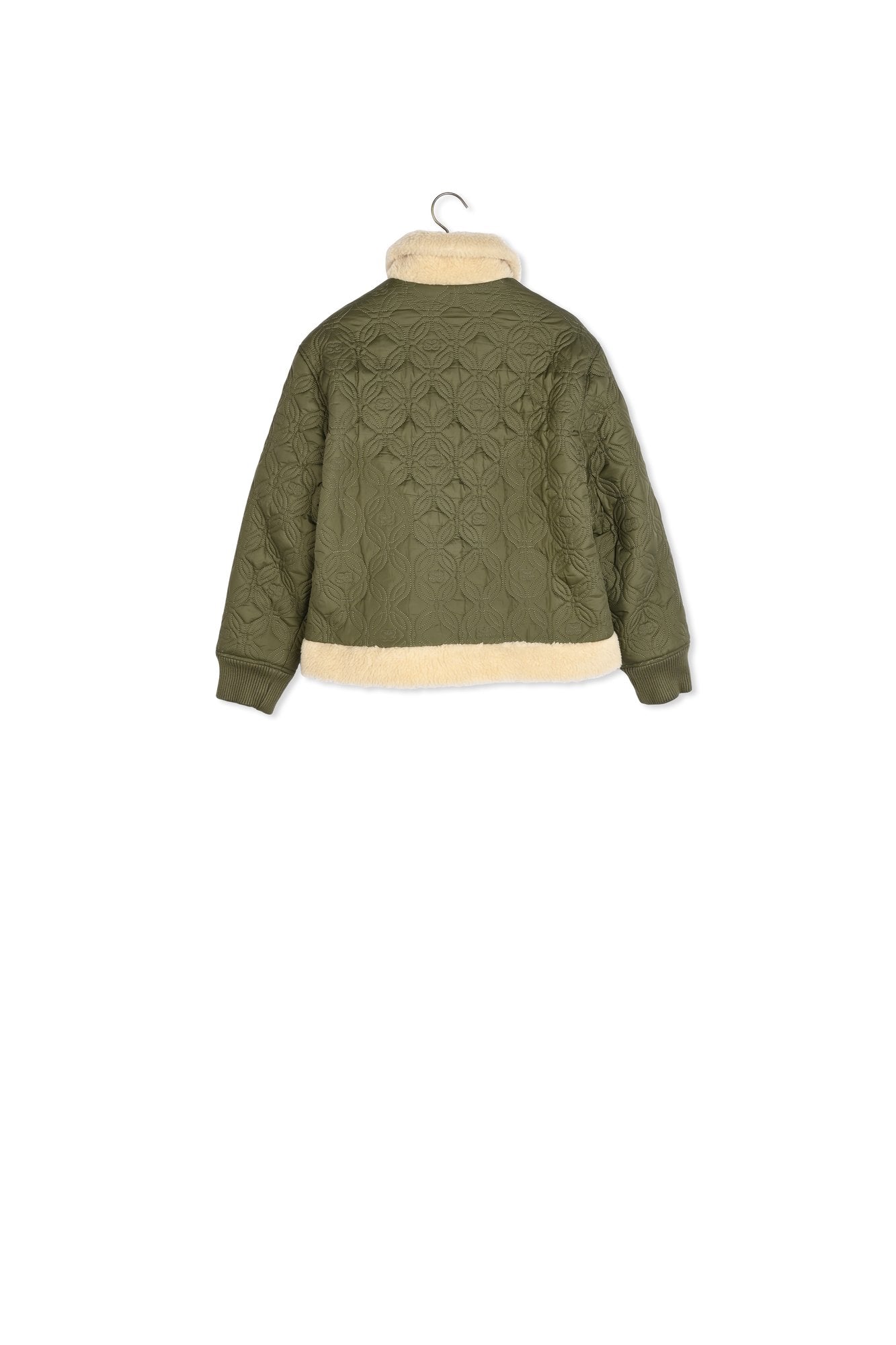 Manteau matelassé à col fourré Sandro seconde main