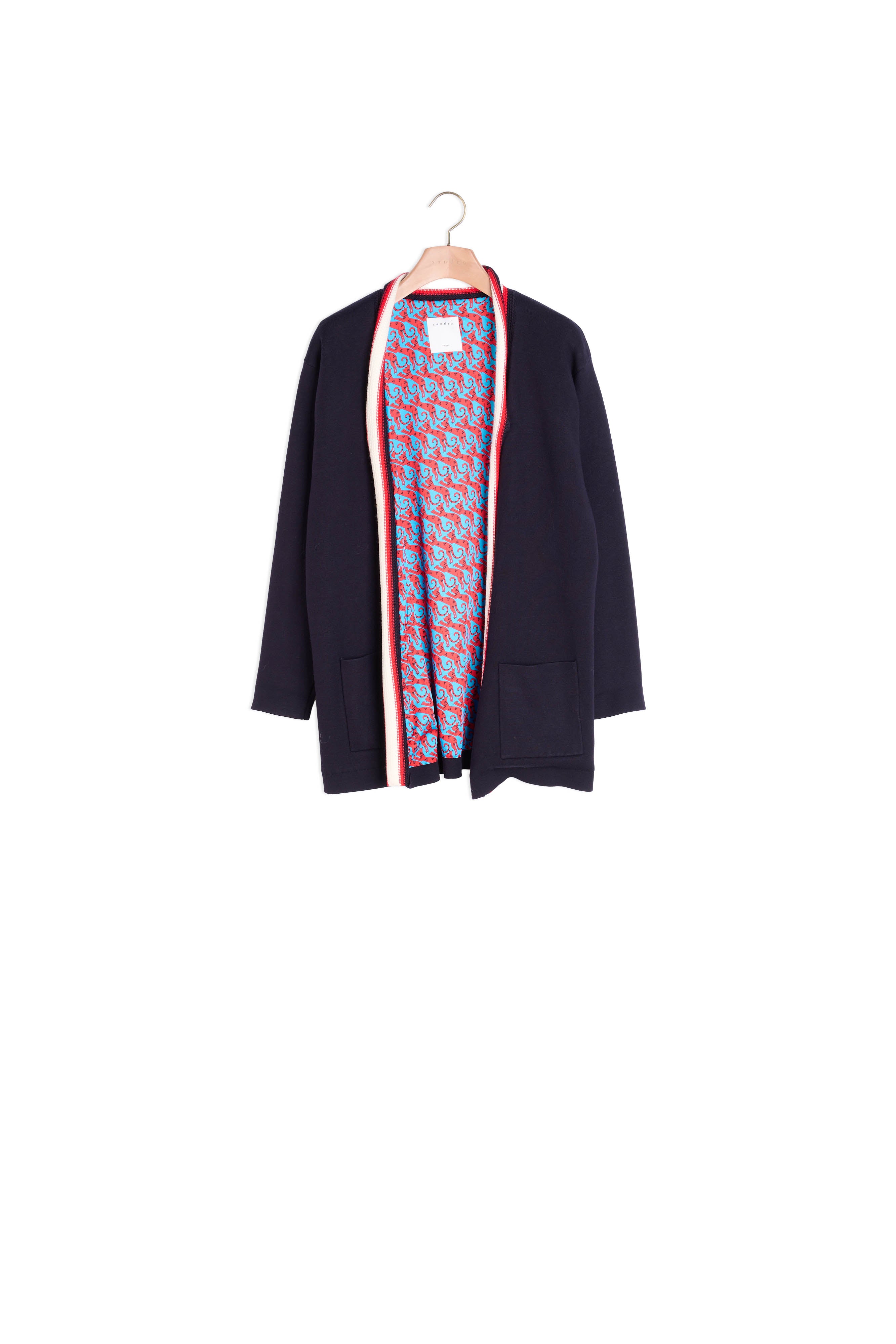 Cardigan avec doublure imprimée Sandro seconde main