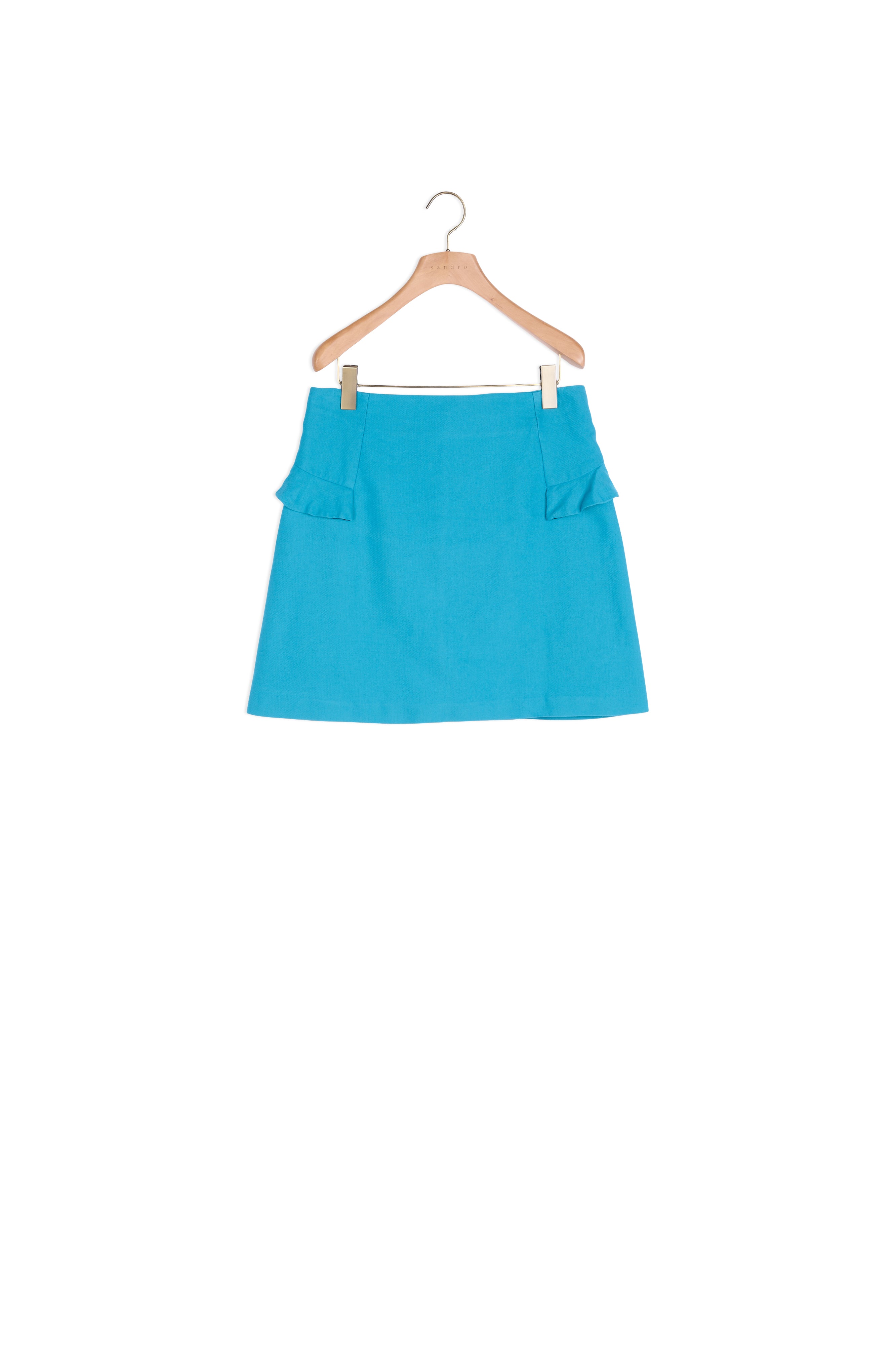 Jupe courte avec volant sur les côtés Sandro seconde main