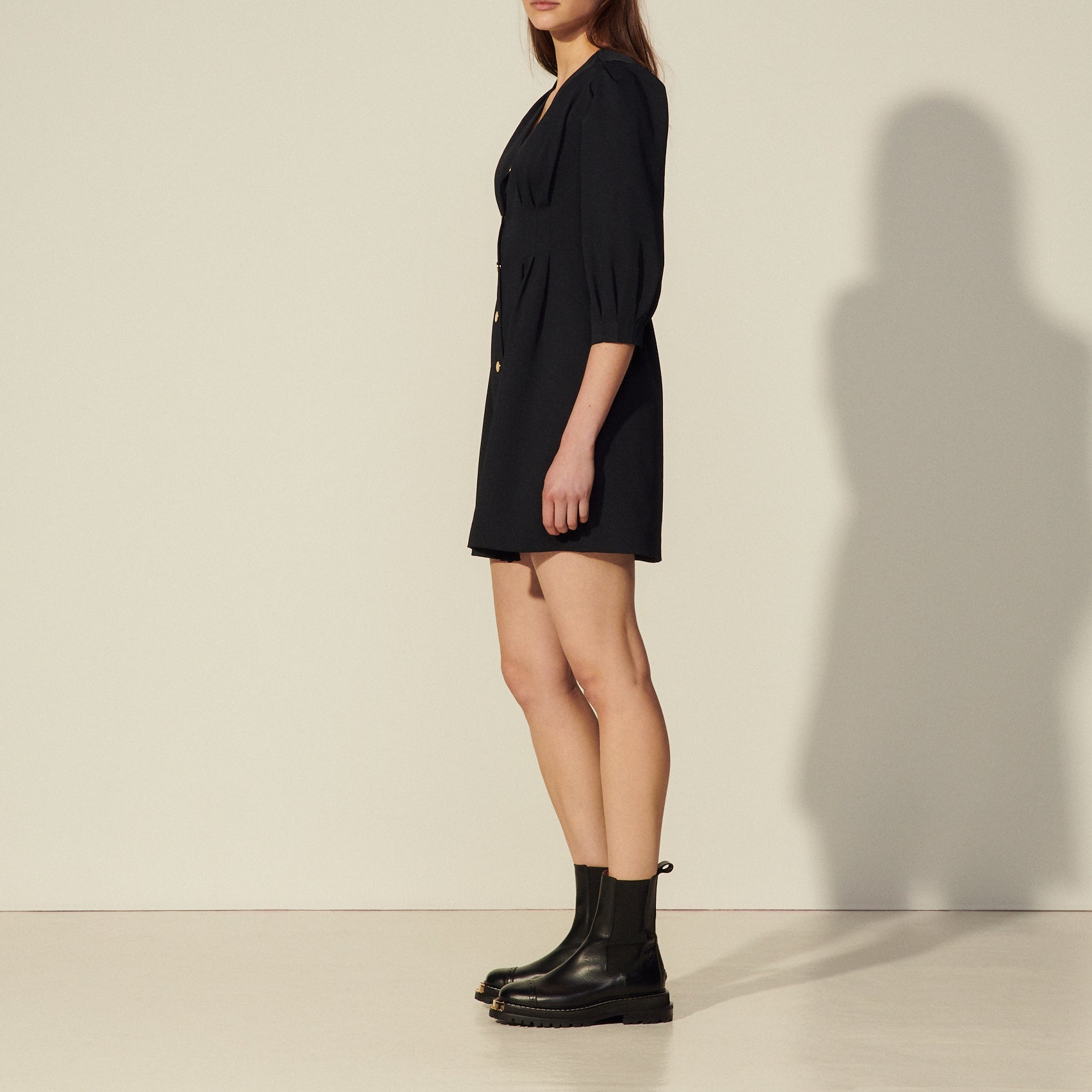 Robe courte à manches 3/4 Sandro seconde main