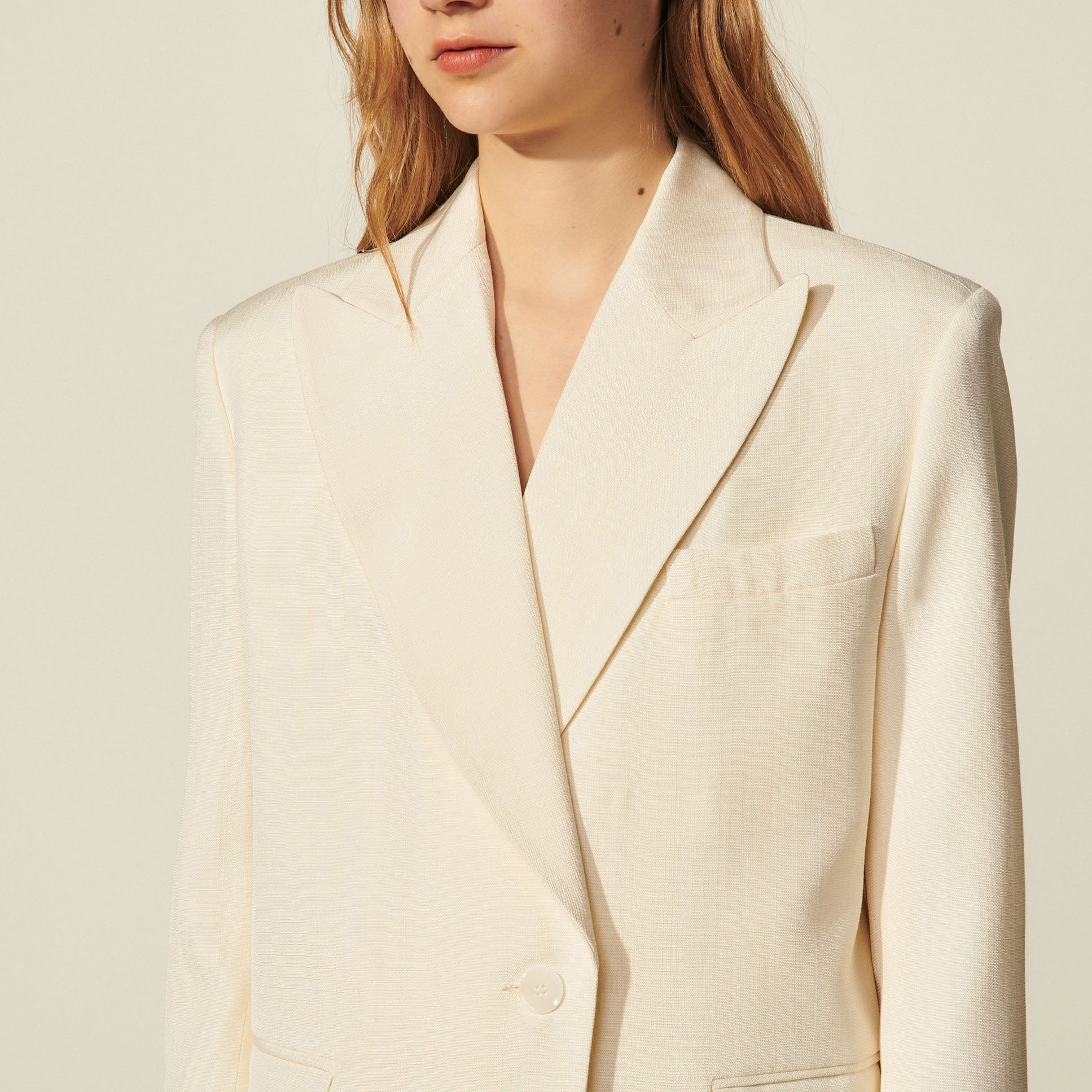 Veste de tailleur fluide Sandro seconde main