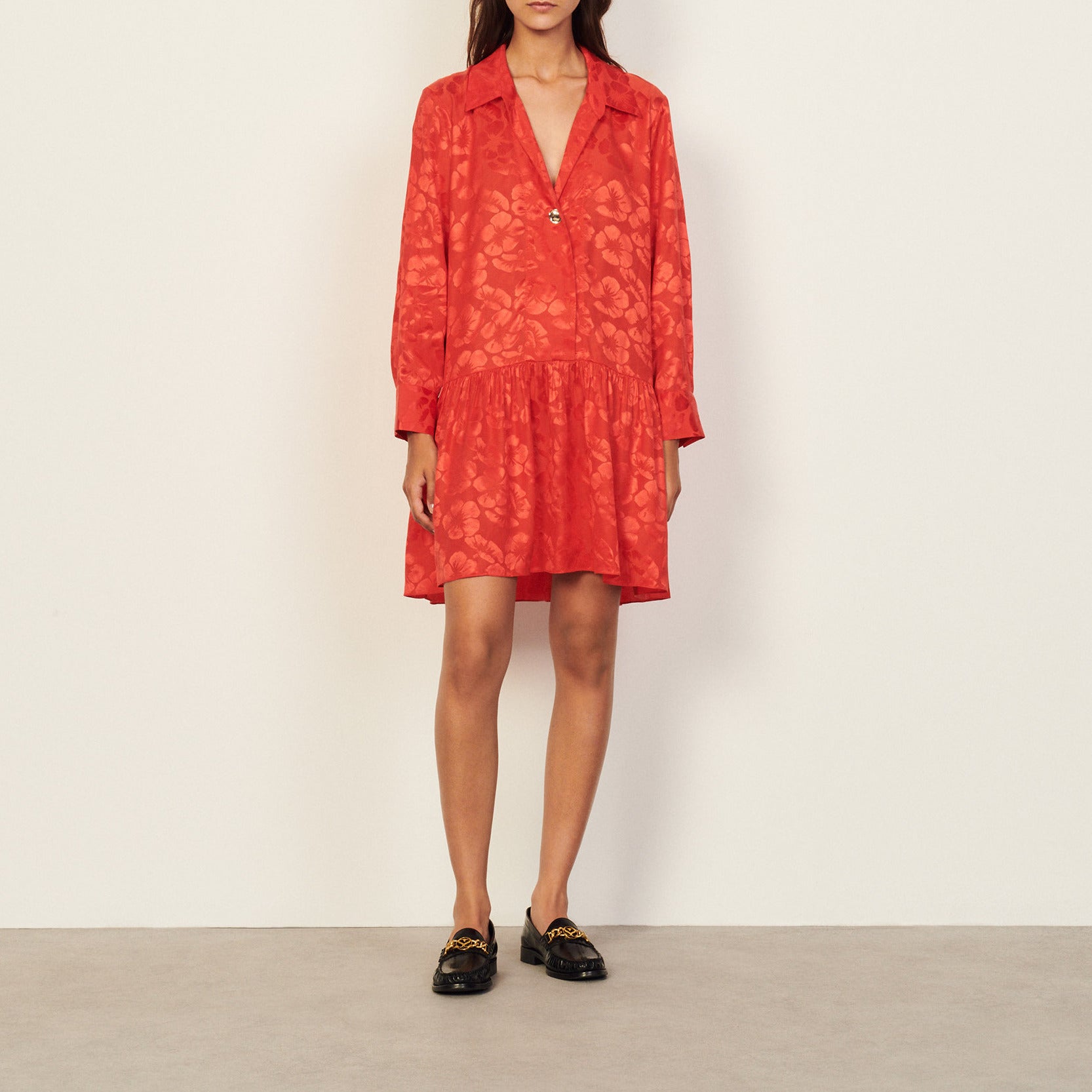 Robe esprit Chemise Sandro seconde main