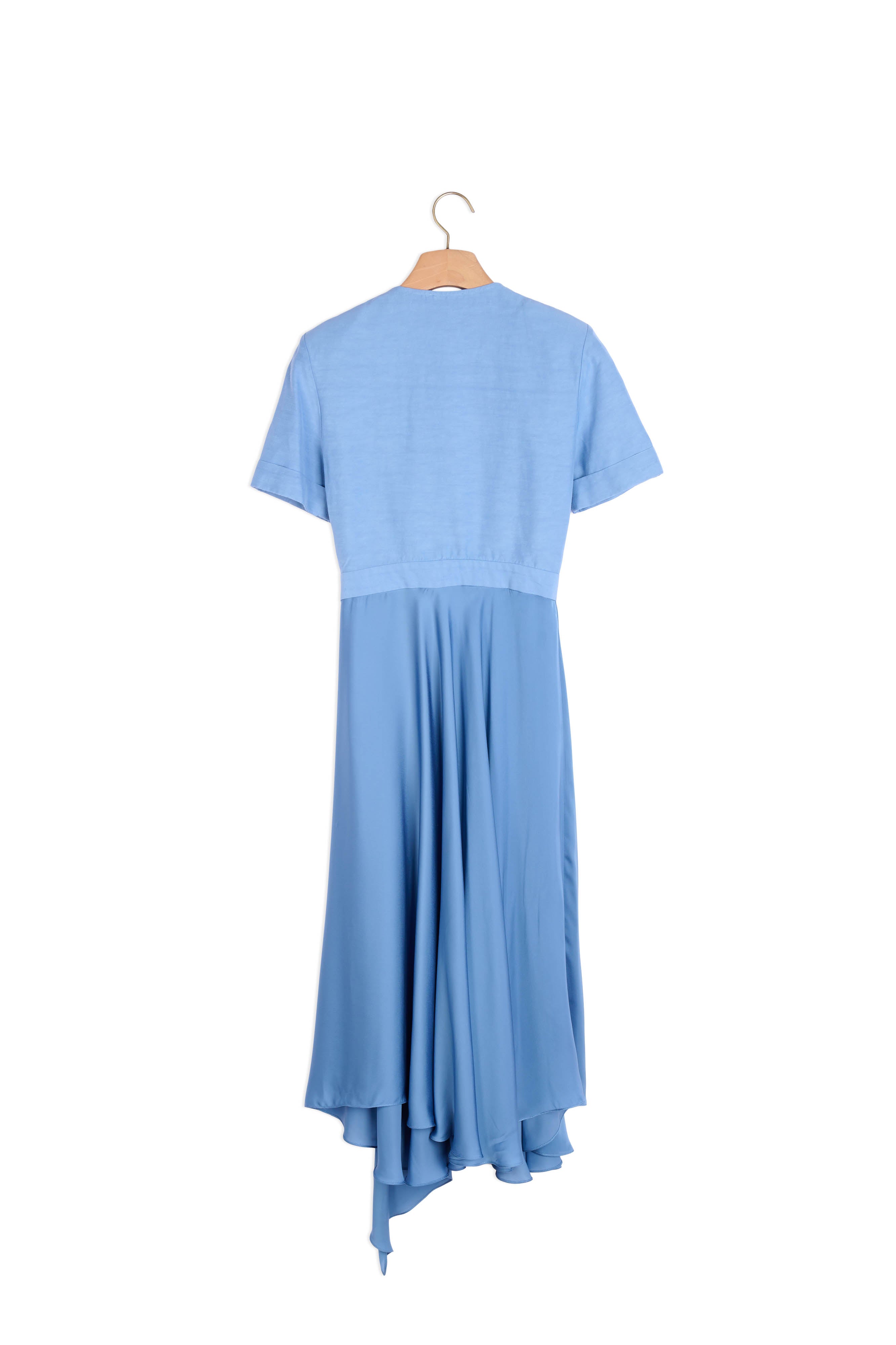 Robe portefeuille mix matière Sandro seconde main