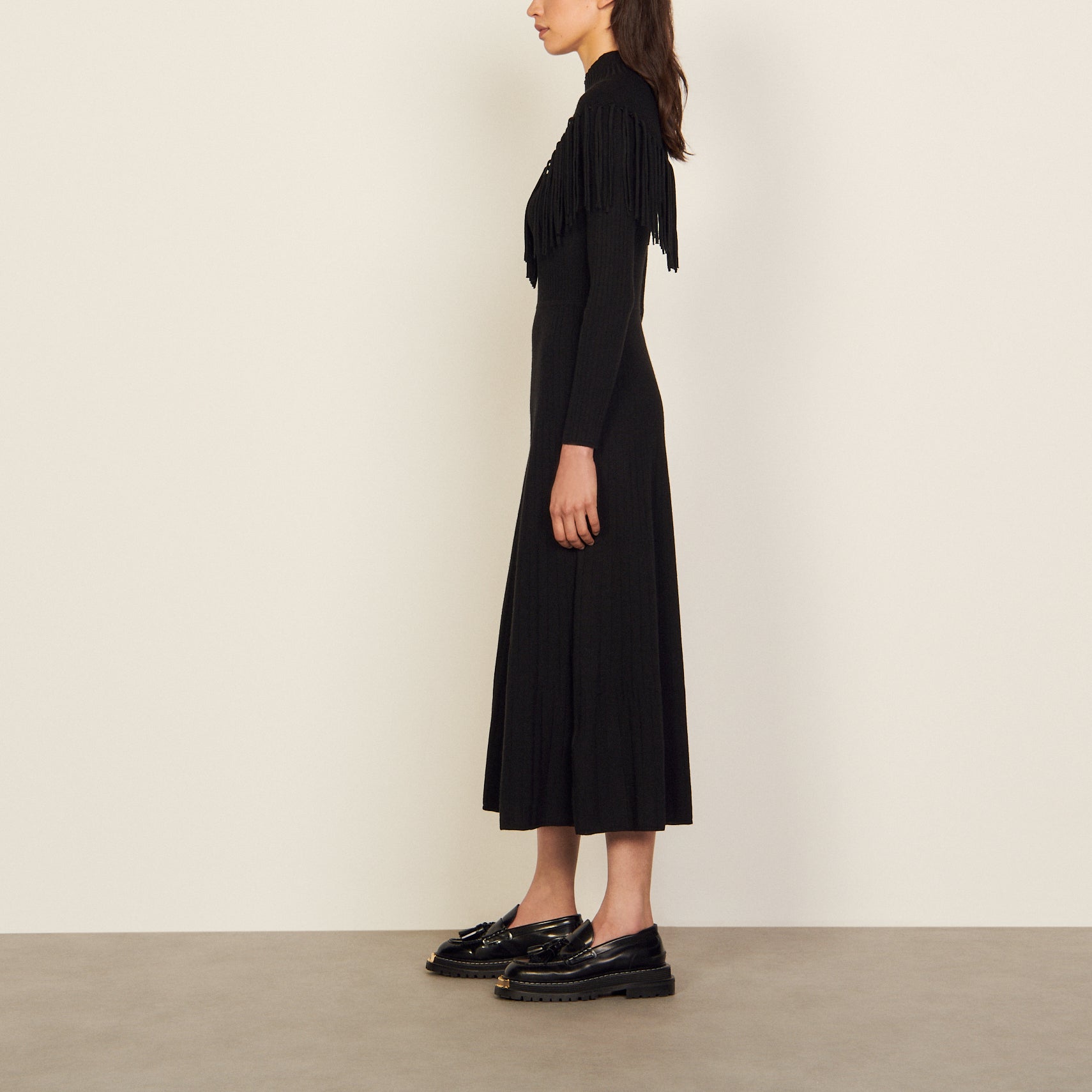 Robe Noir Sandro seconde main