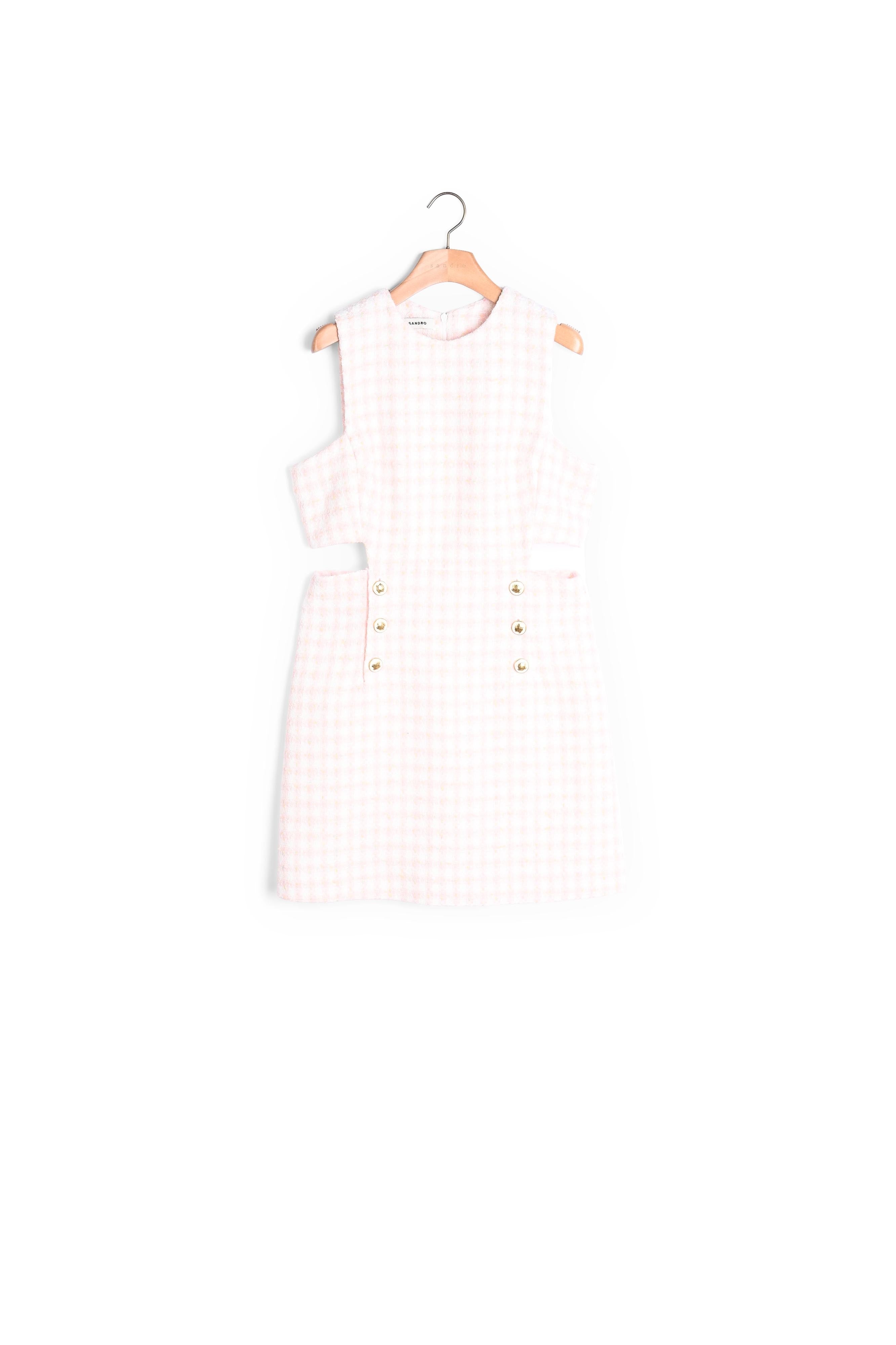 Robe en tweed ajourée Sandro seconde main