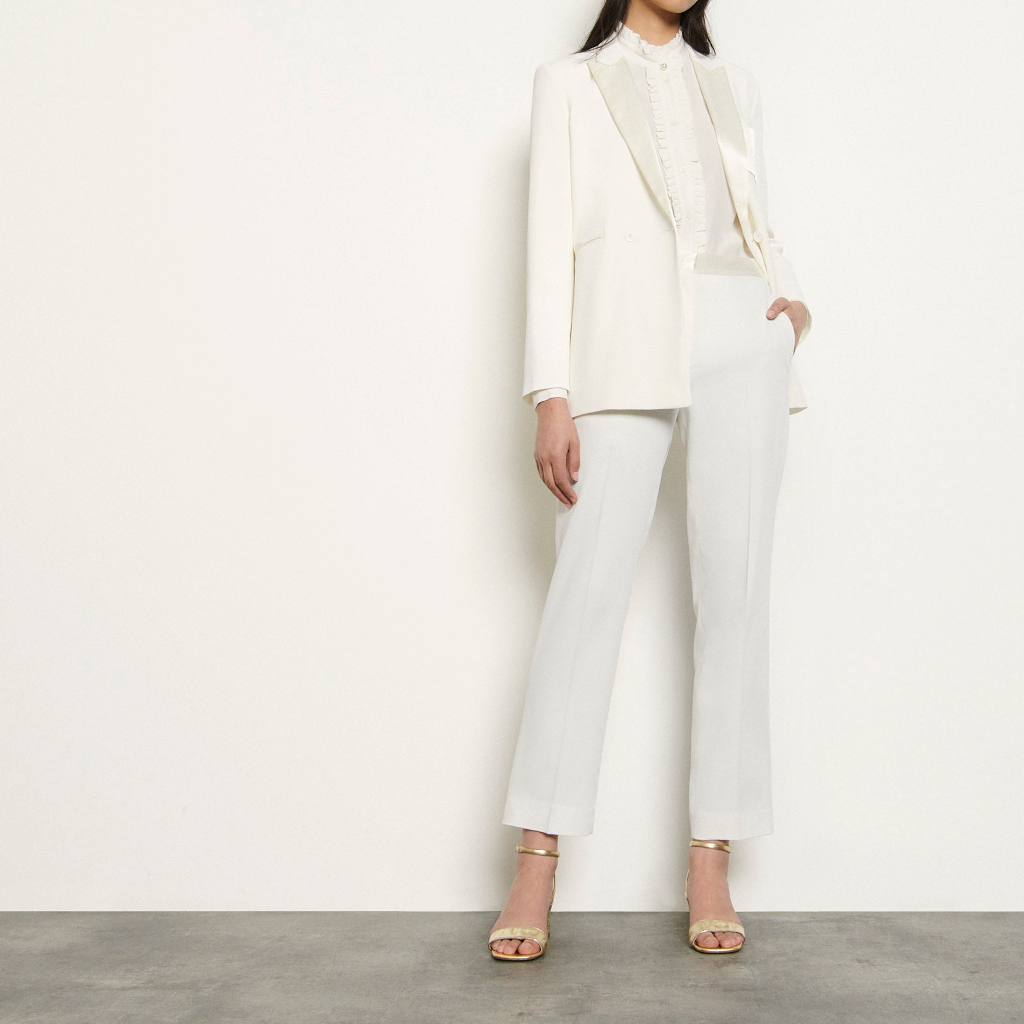 Pantalon de tailleur Sandro seconde main