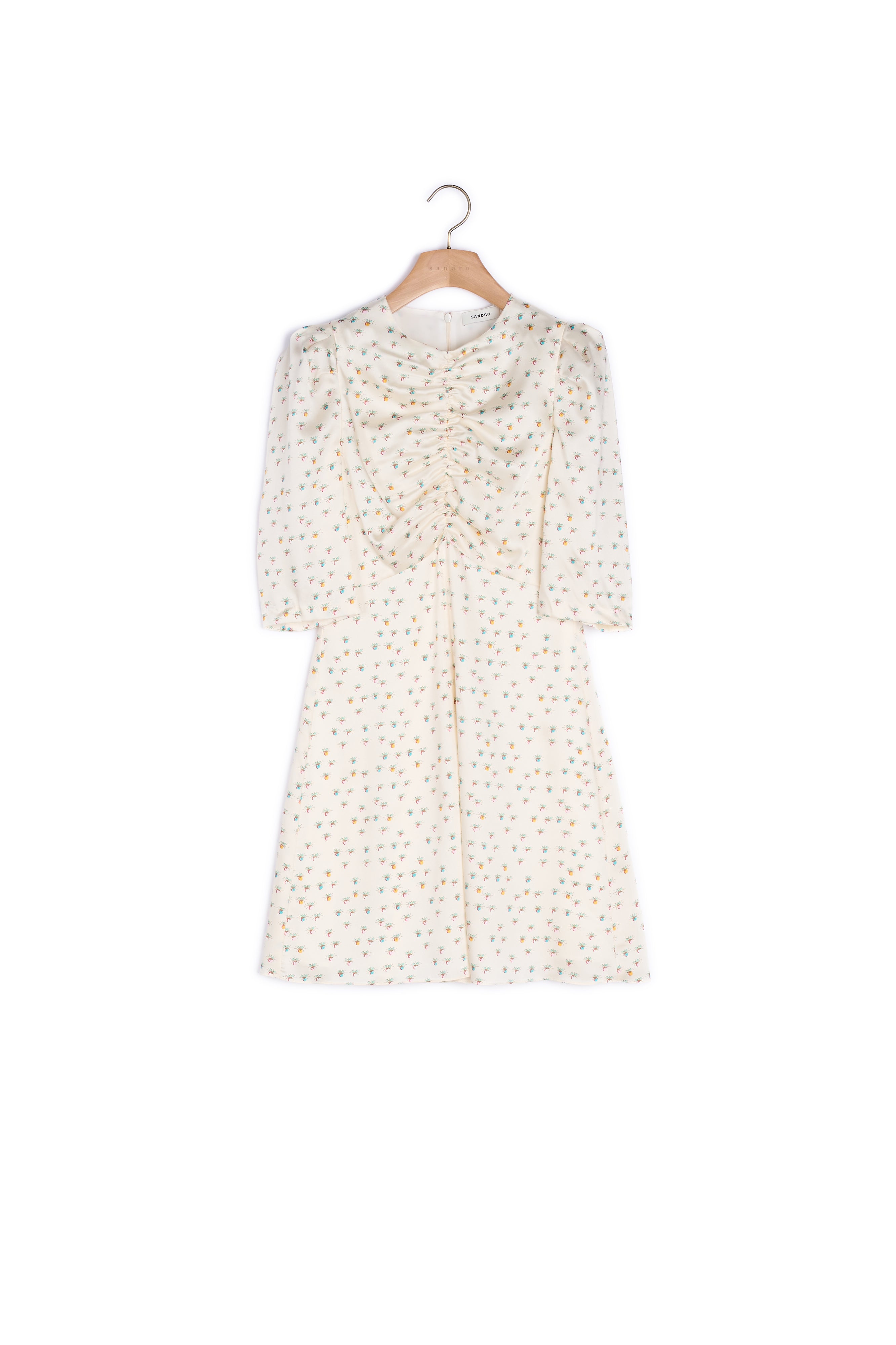 Robe courte à imprimé Fleurs d'été Sandro seconde main