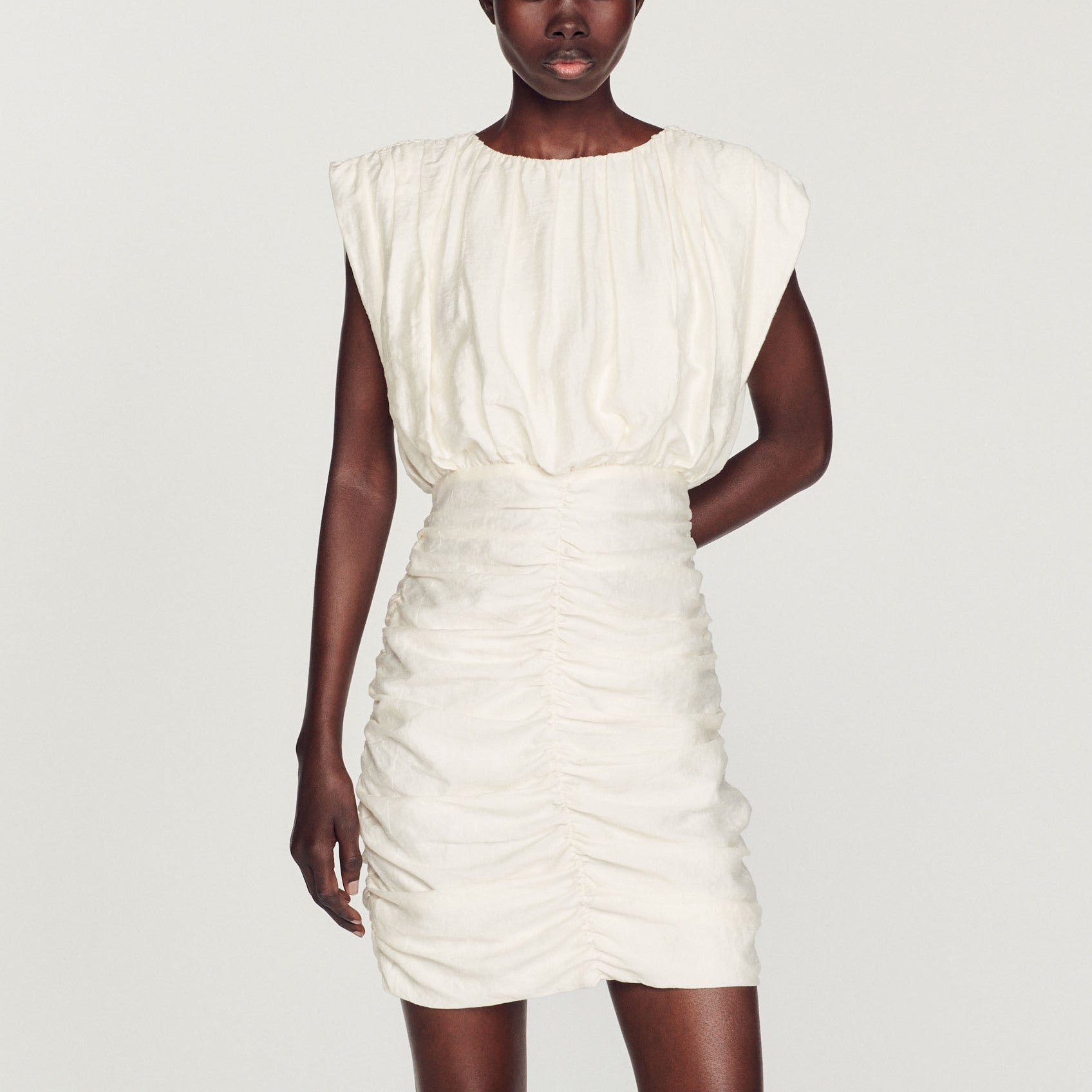 Robe courte drapée Sandro seconde main