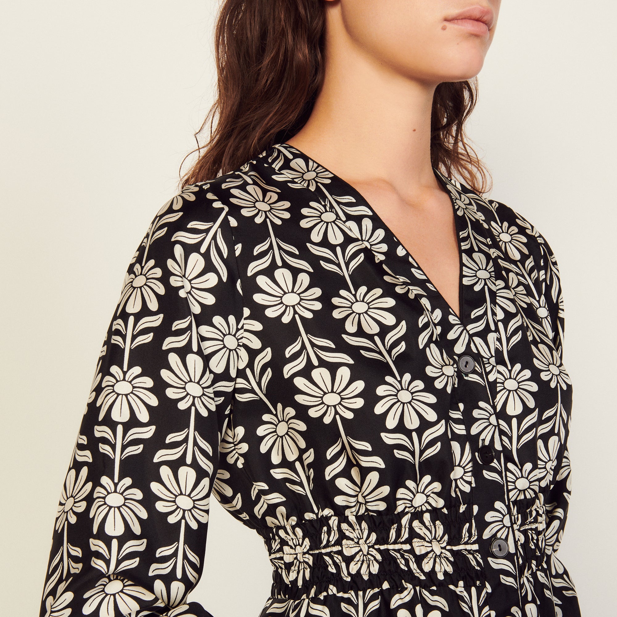 Robe imprimée Sandro seconde main