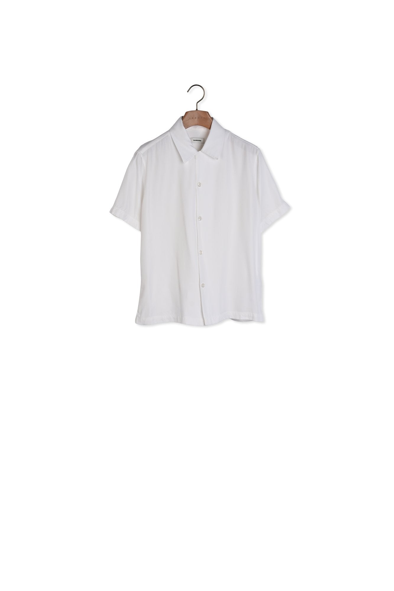 Chemise à col requin Sandro seconde main