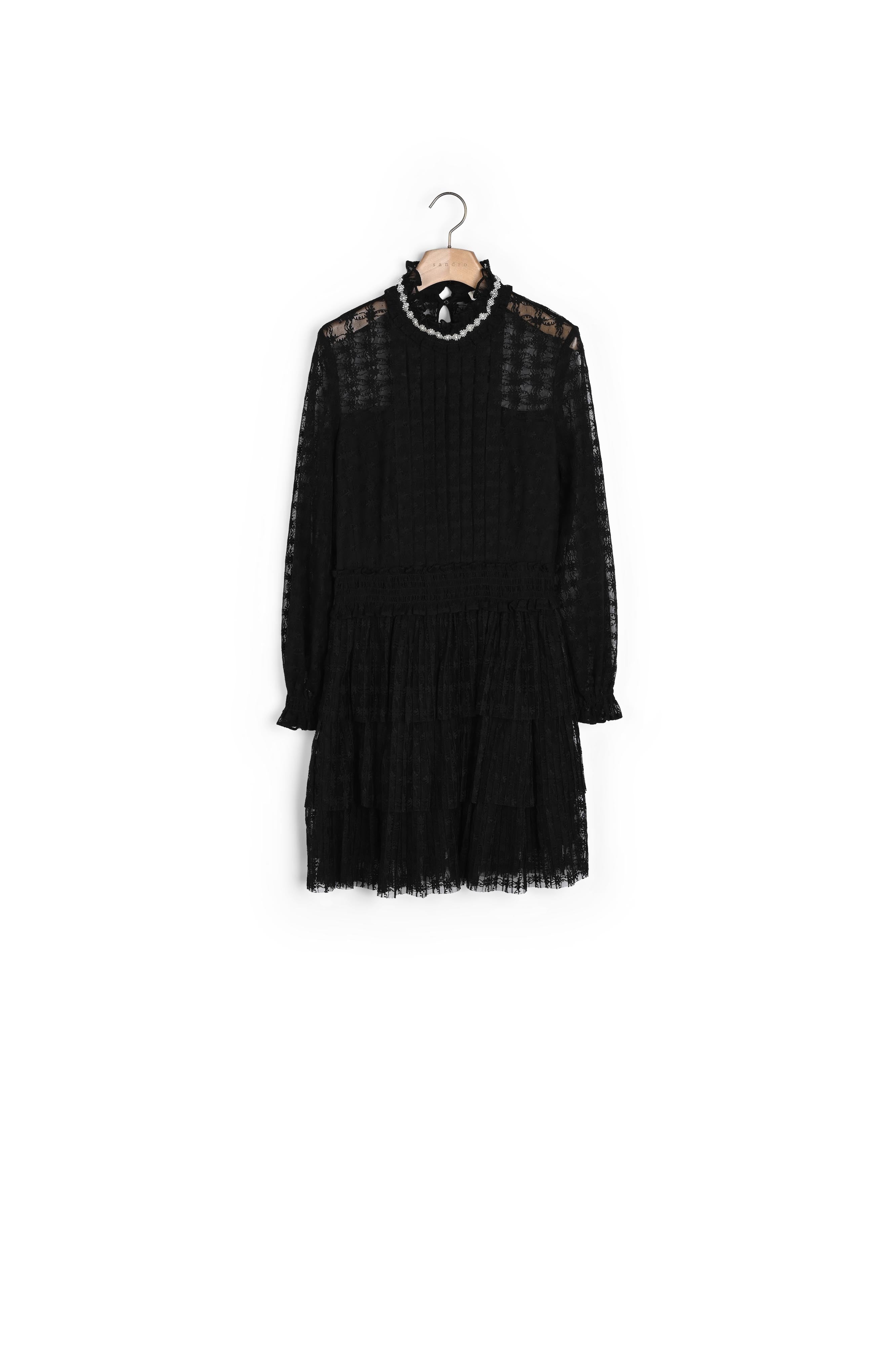 Robe courte en dentelle Sandro seconde main