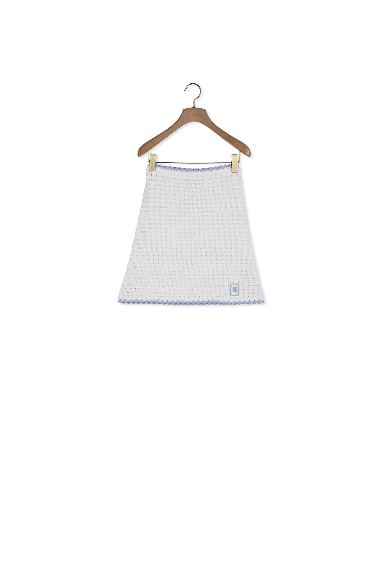 Jupe courte en crochet Sandro seconde main