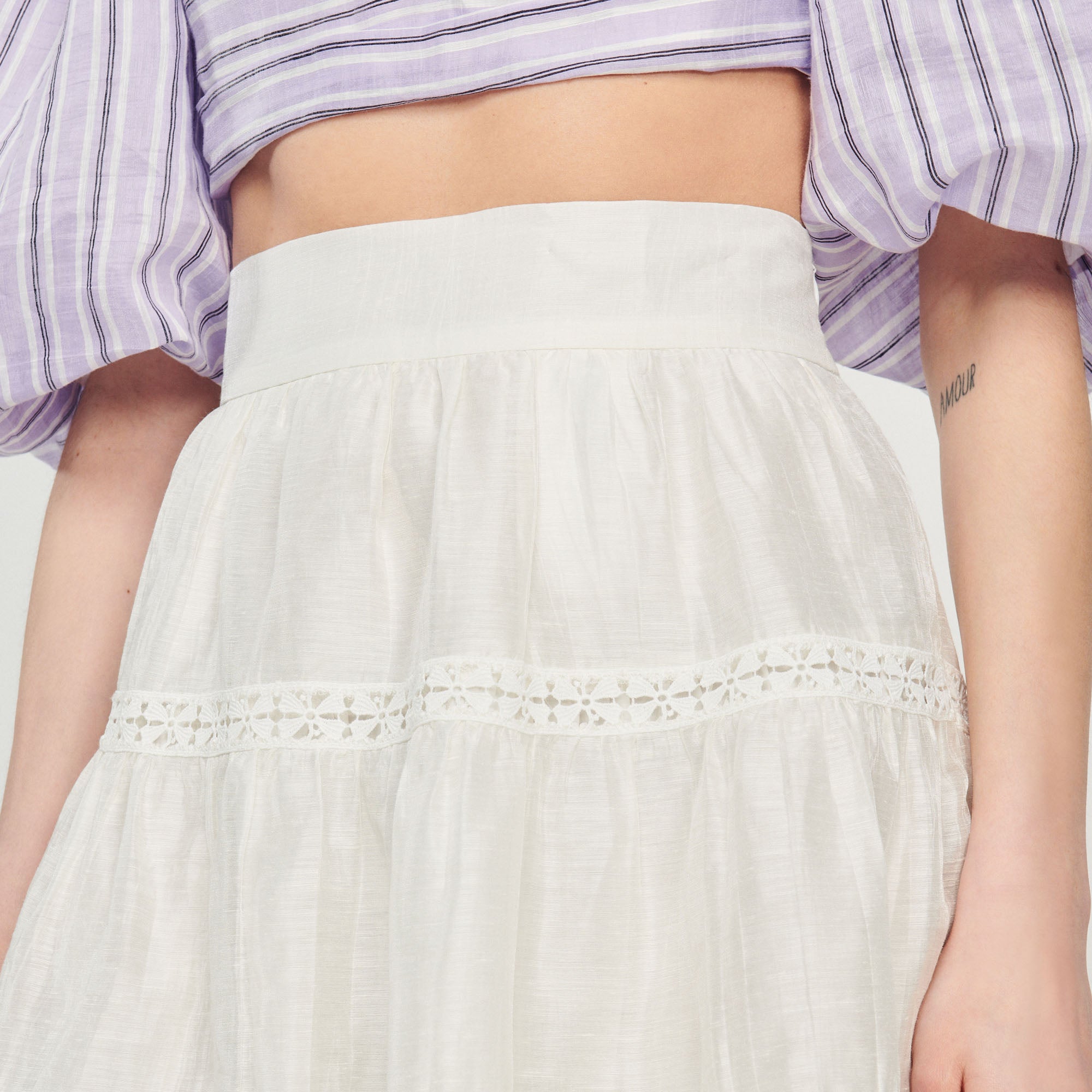 Jupe courte patineuse Sandro seconde main