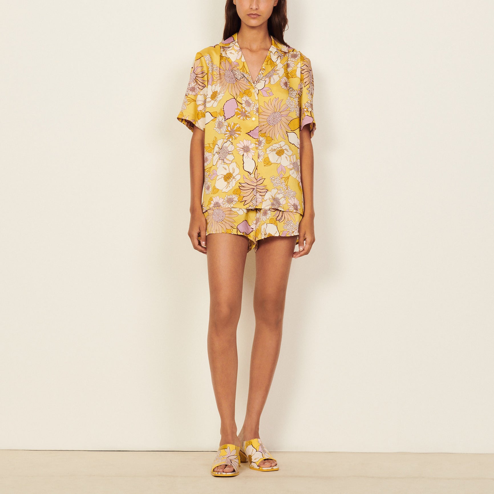 Chemise pyjama imprimée Sandro seconde main