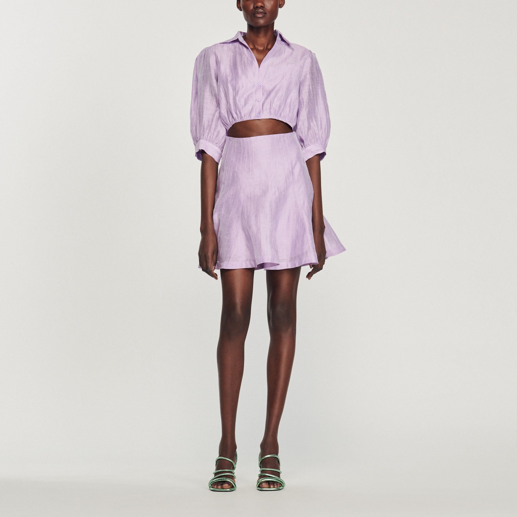 Robe courte ouverte Sandro seconde main