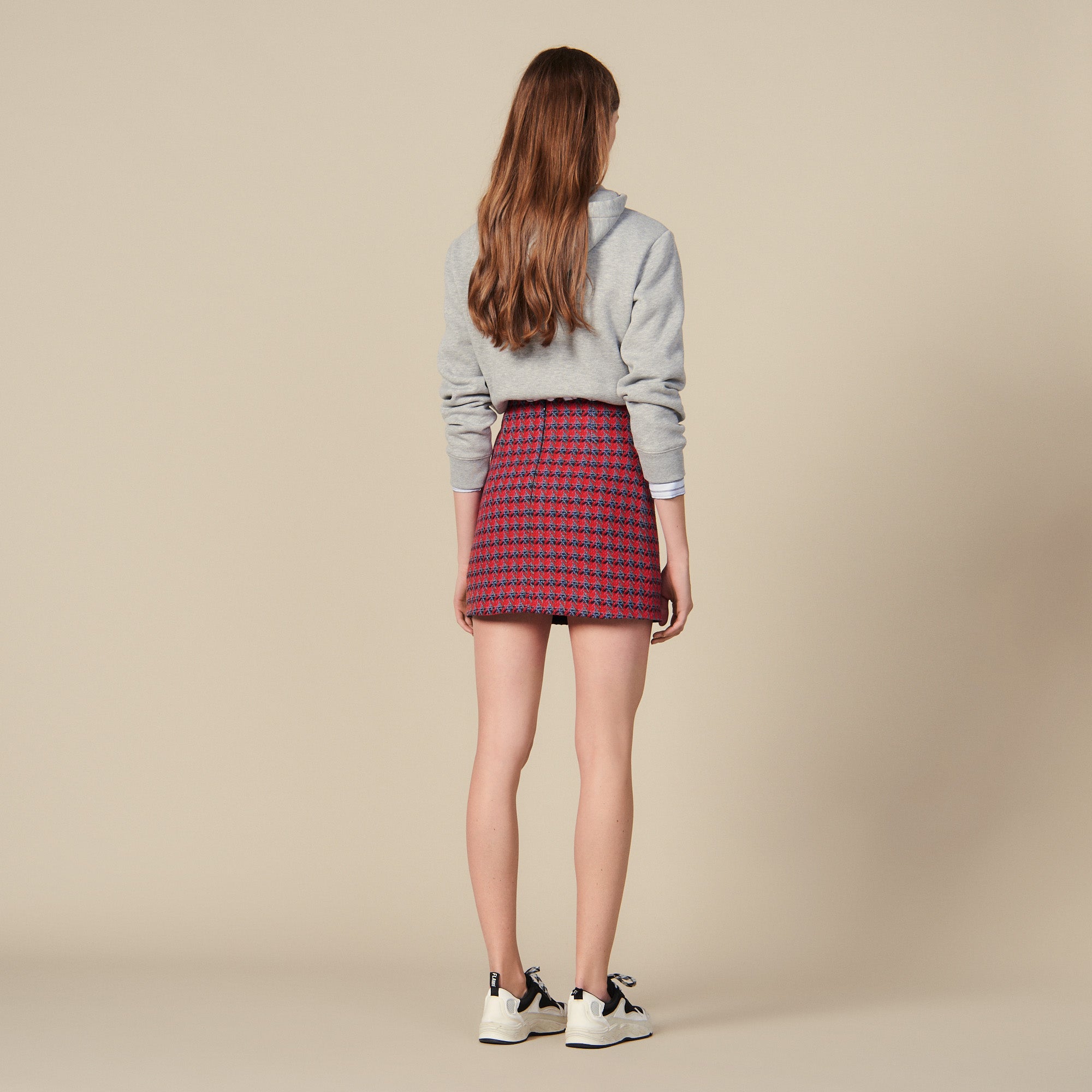 Jupe courte en tweed Sandro seconde main