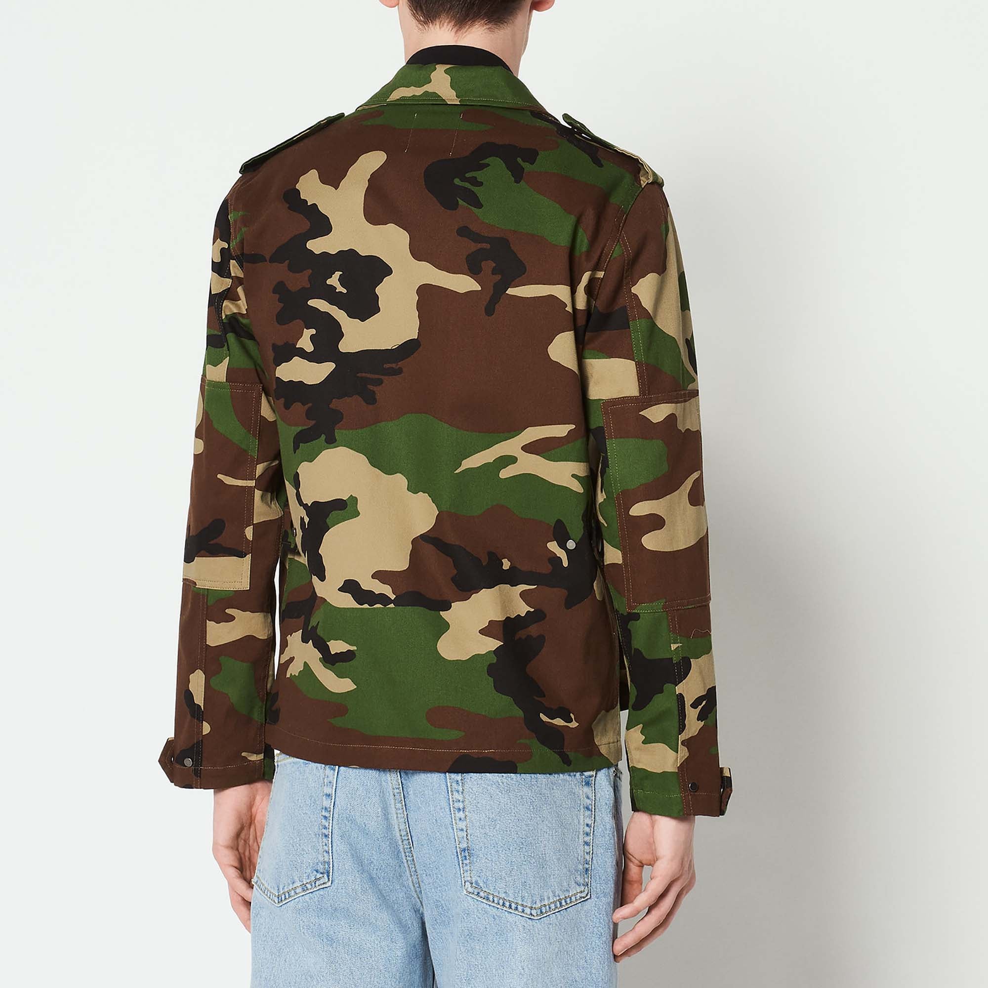 Veste imprimé camouflage Sandro seconde main