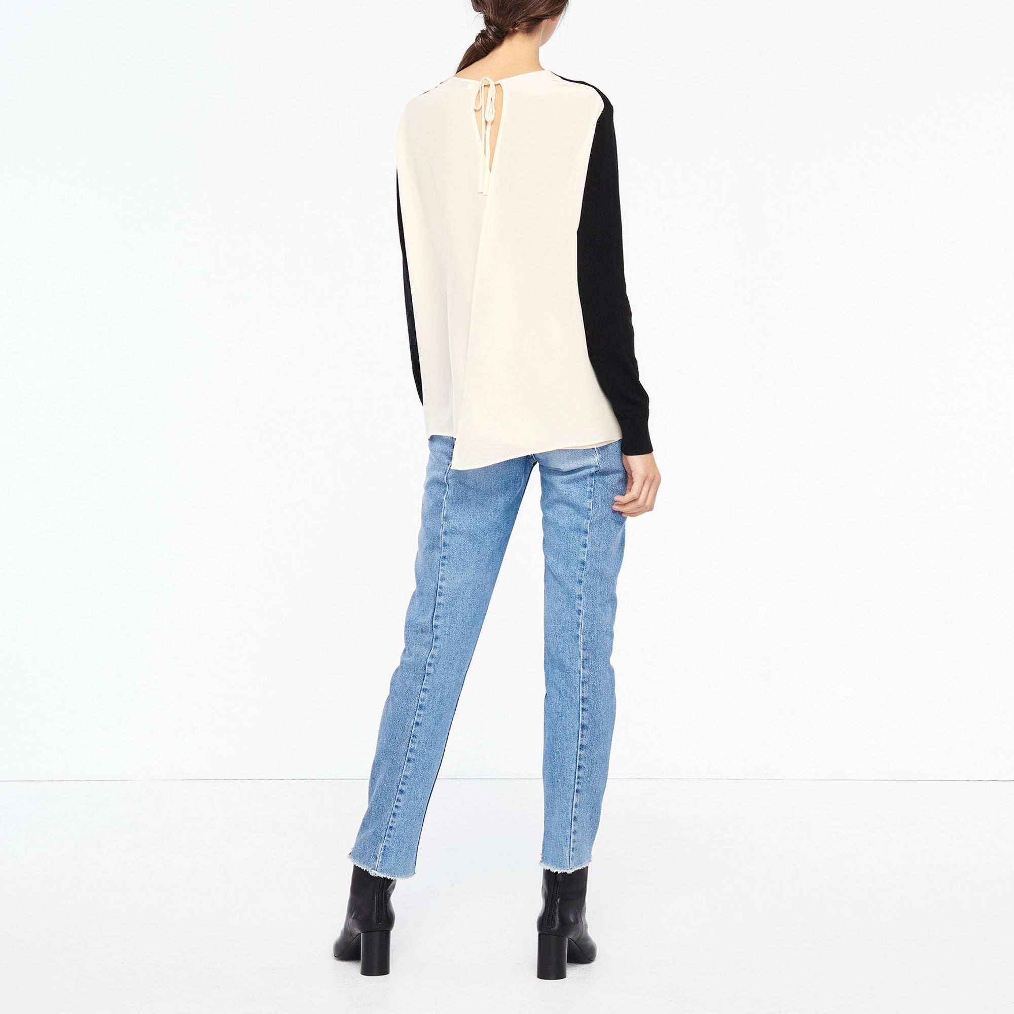 Pull dos en soie Sandro seconde main