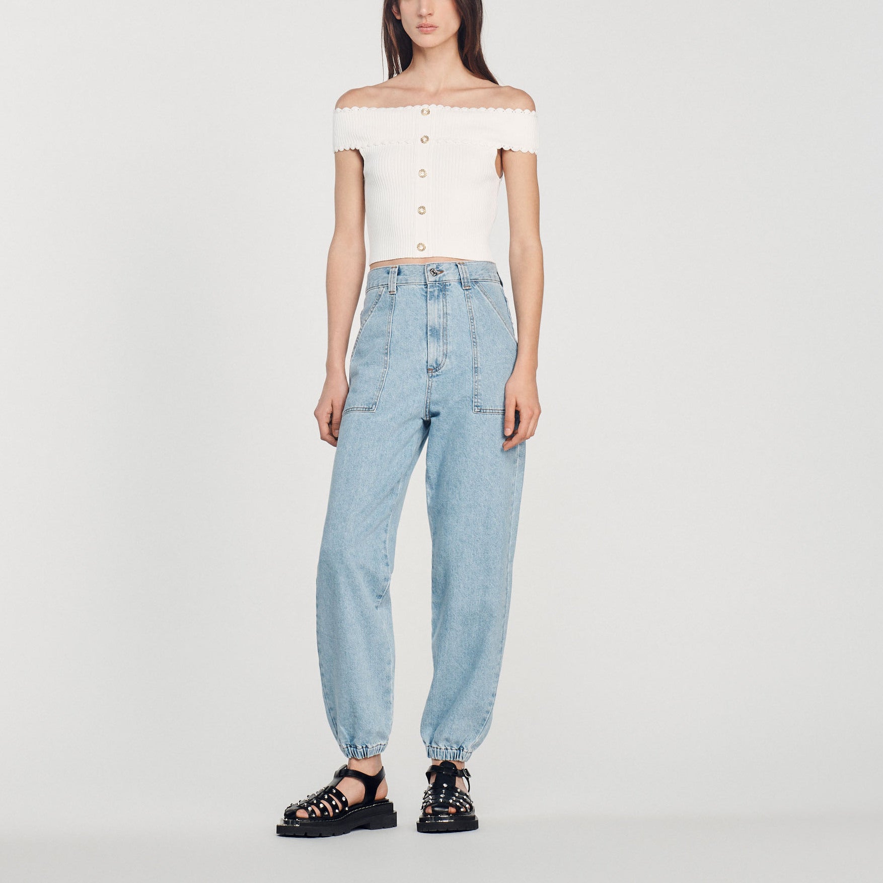 Top court en Maille Sandro seconde main