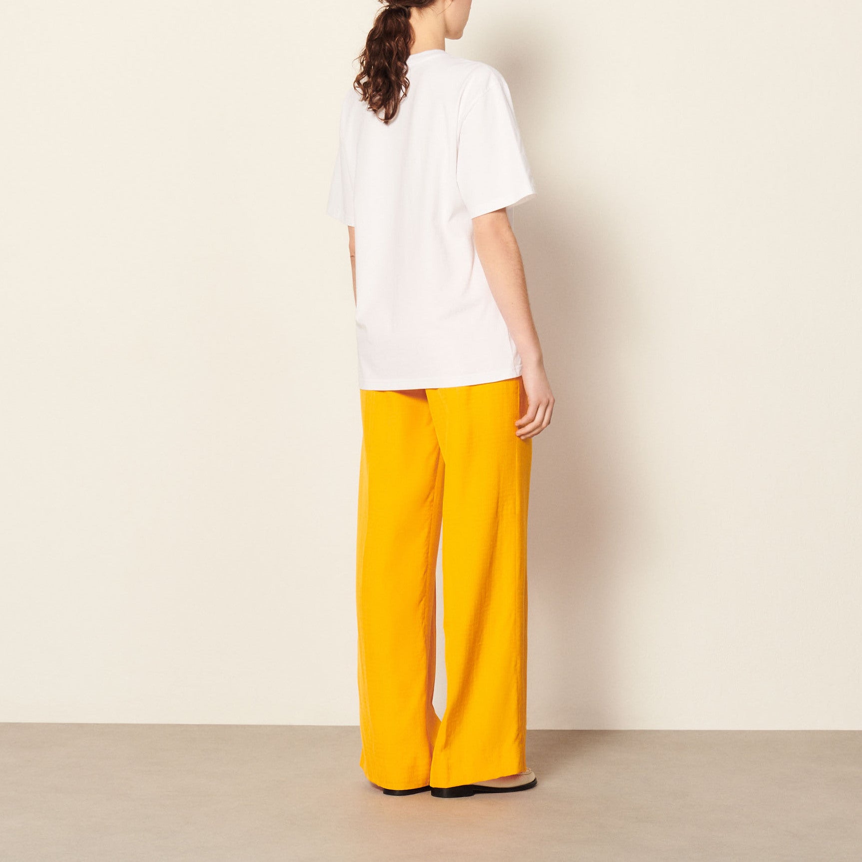 T-shirt brodé Sandro seconde main