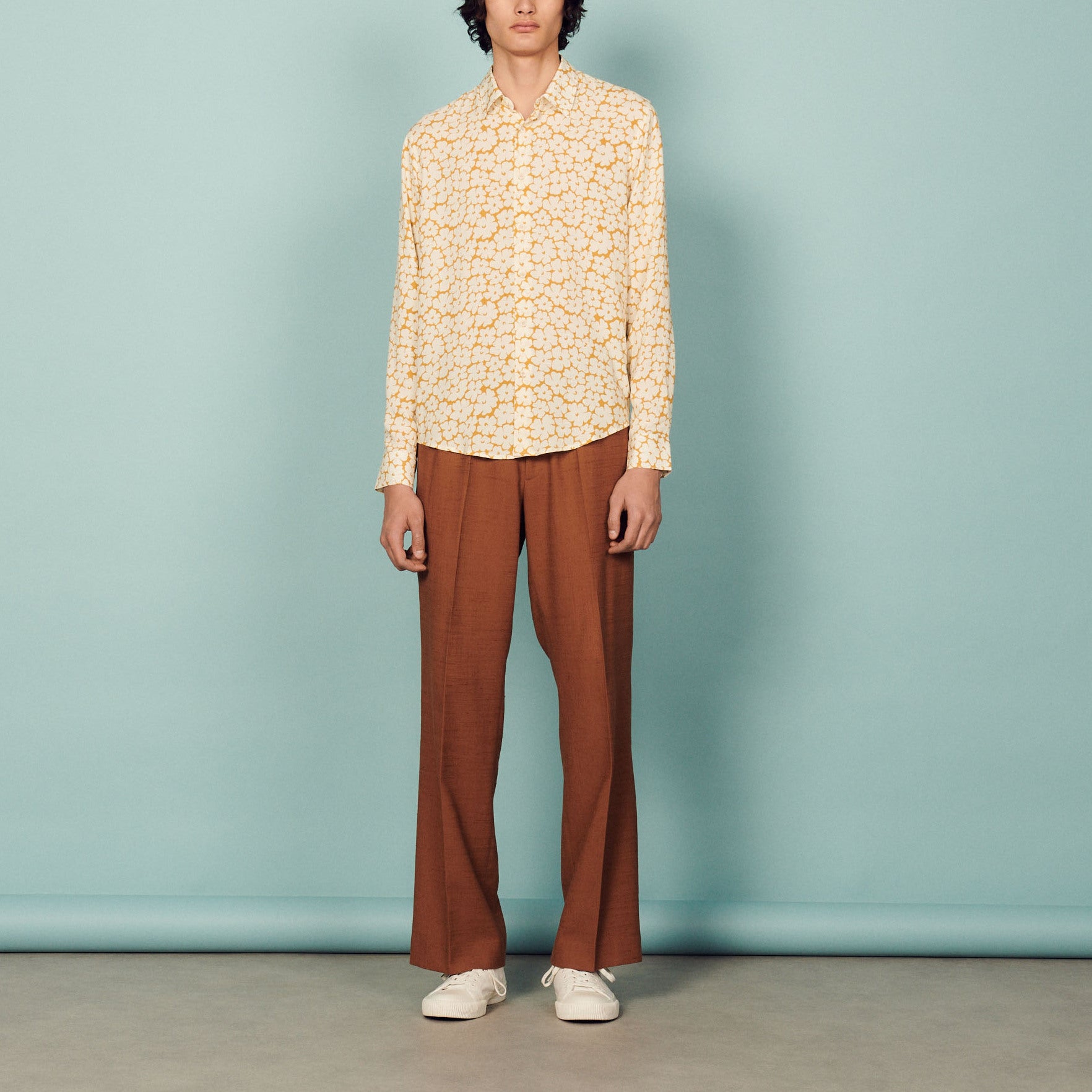 Chemise imprimée Sandro seconde main