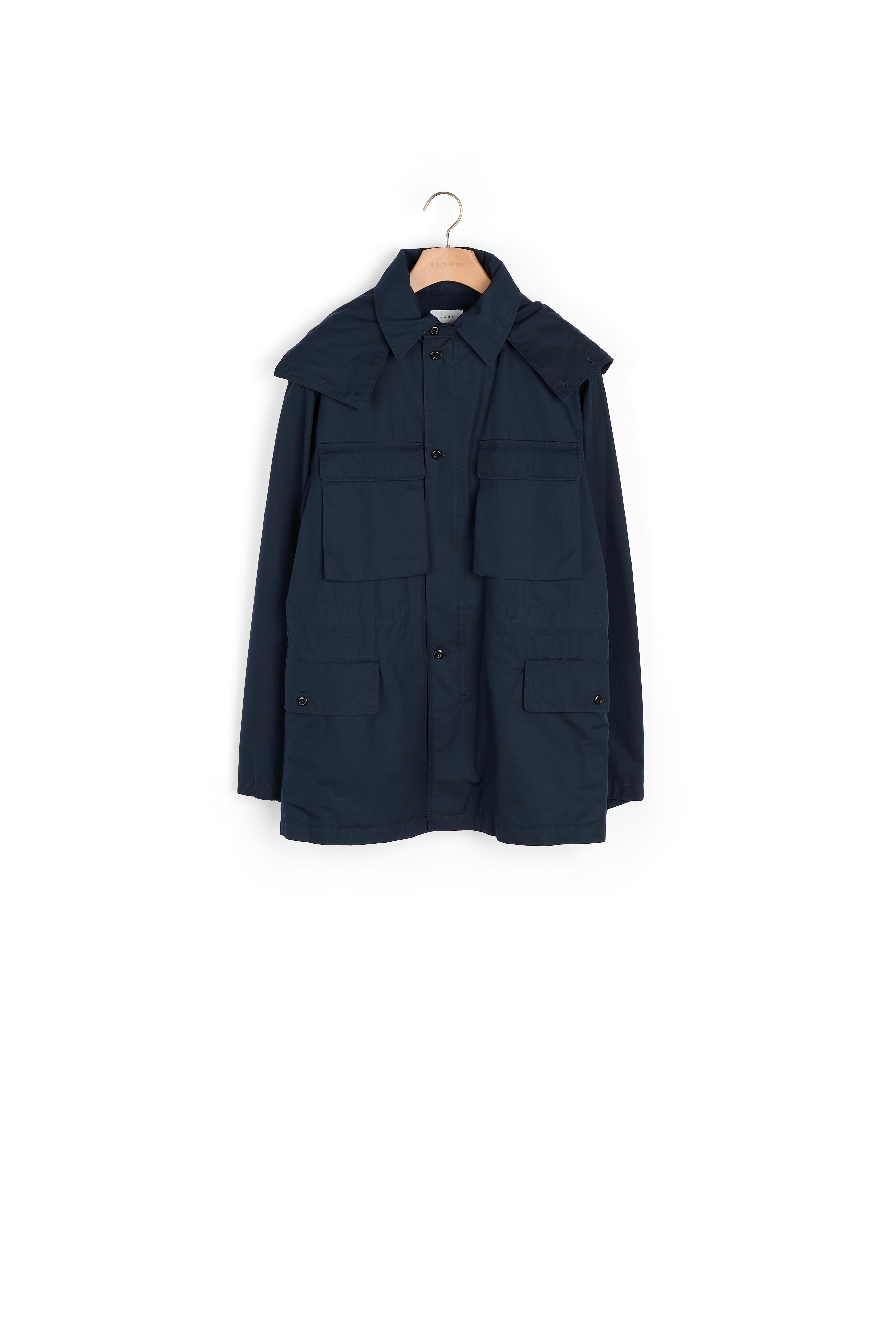 Manteau Marine Sandro seconde main