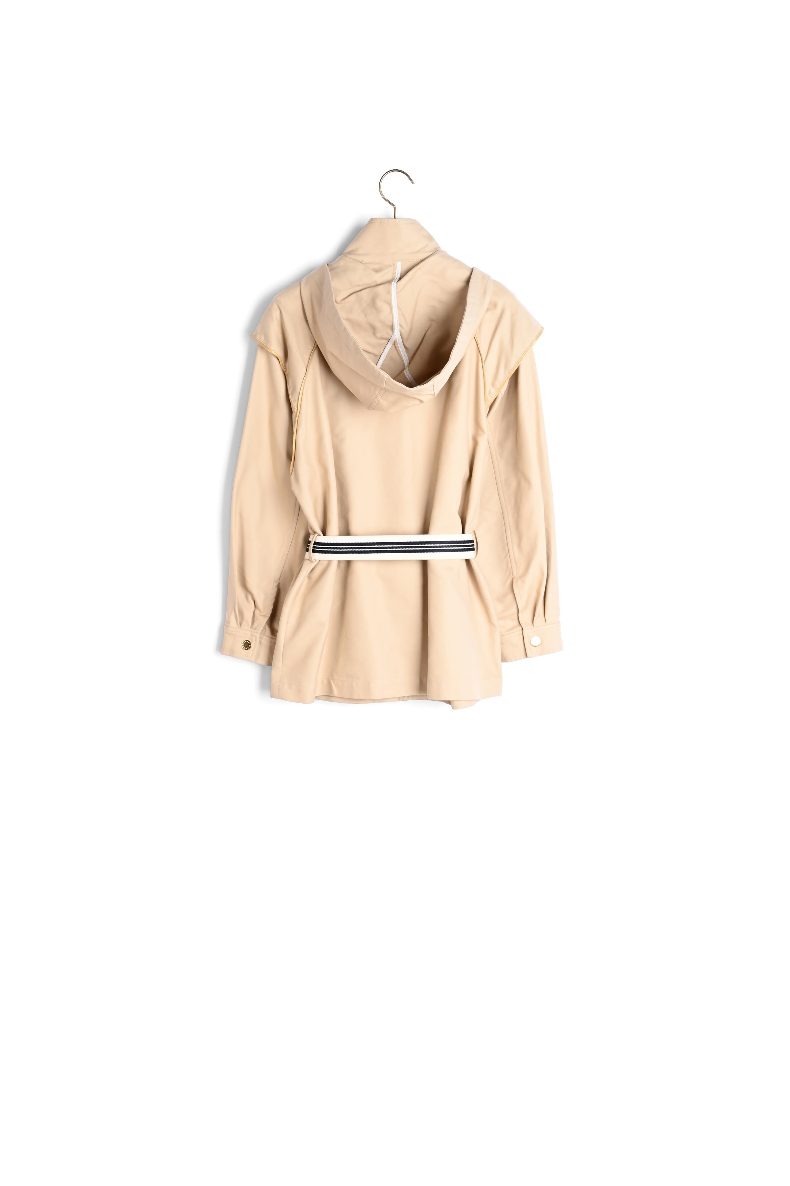 Parka en gabardine de coton Sandro seconde main