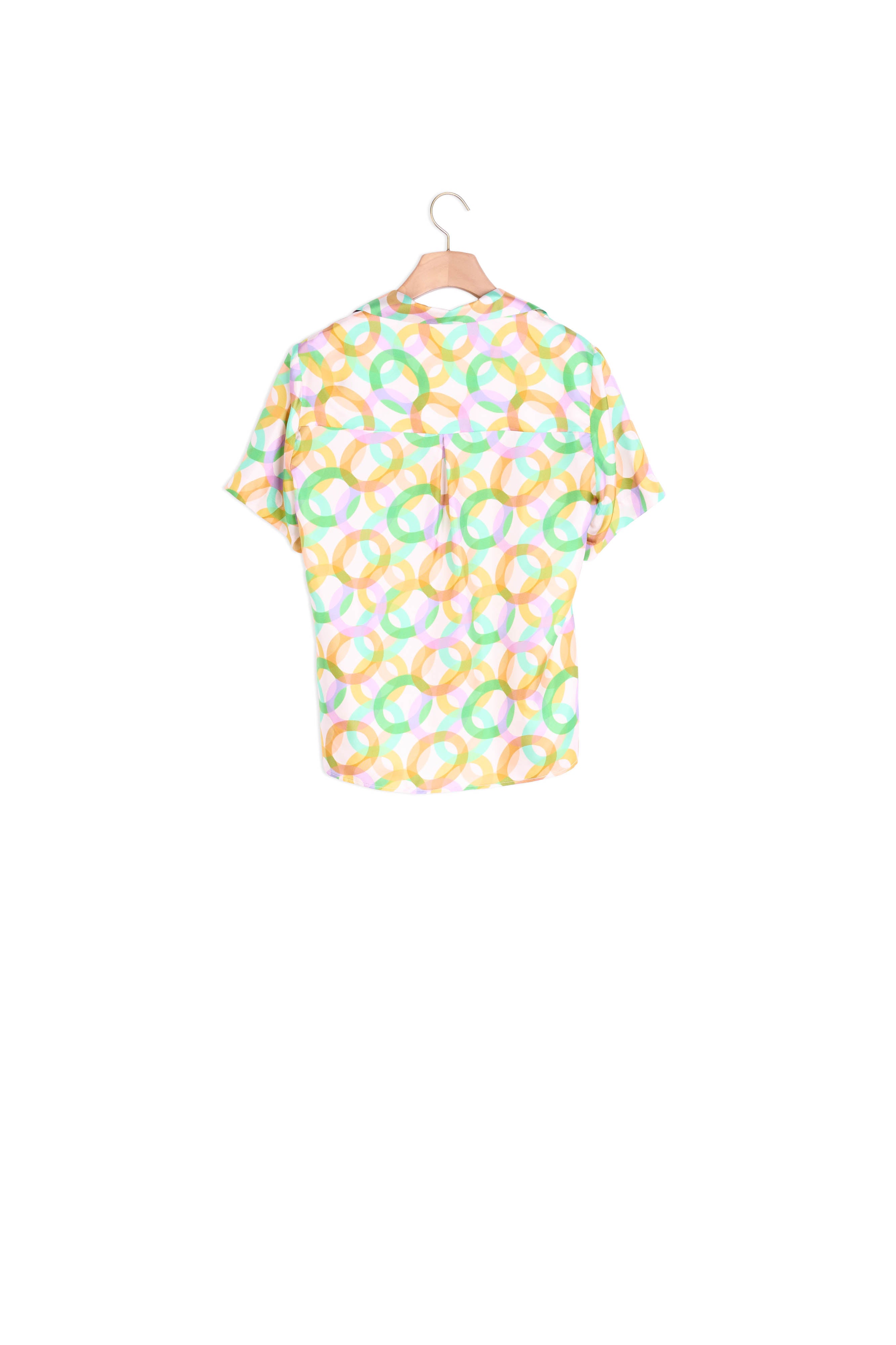 Chemise pyjama imprimée en soie Sandro seconde main