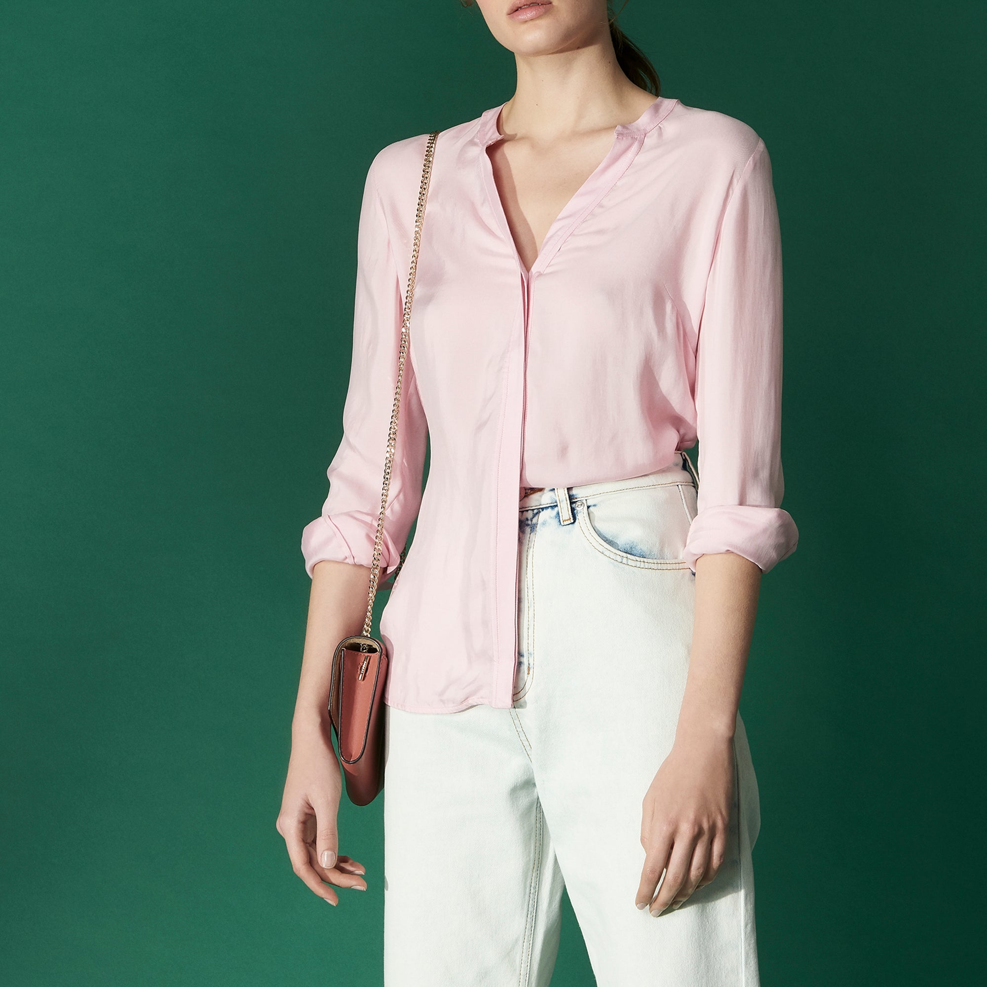 Chemise avec découpe et nœud au dos Sandro seconde main