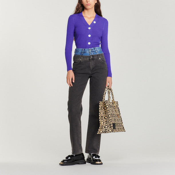 Cardigan en Maille Sandro seconde main