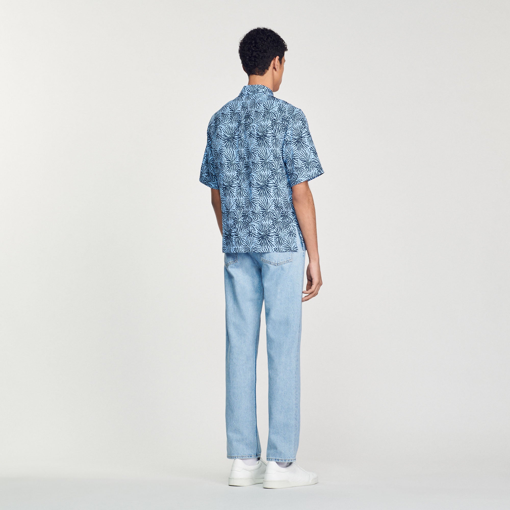 Chemise Marine Sandro seconde main