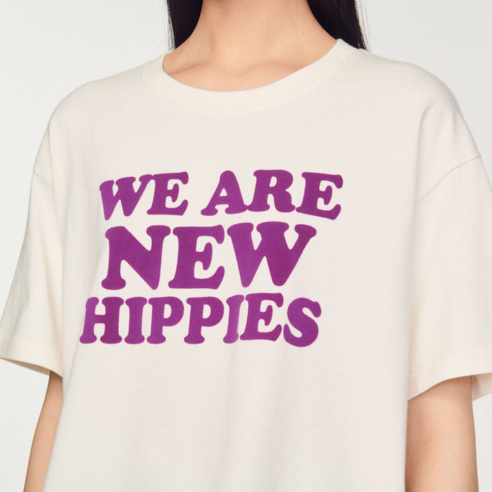 T-shirt court We Are New Hippies Sandro seconde main