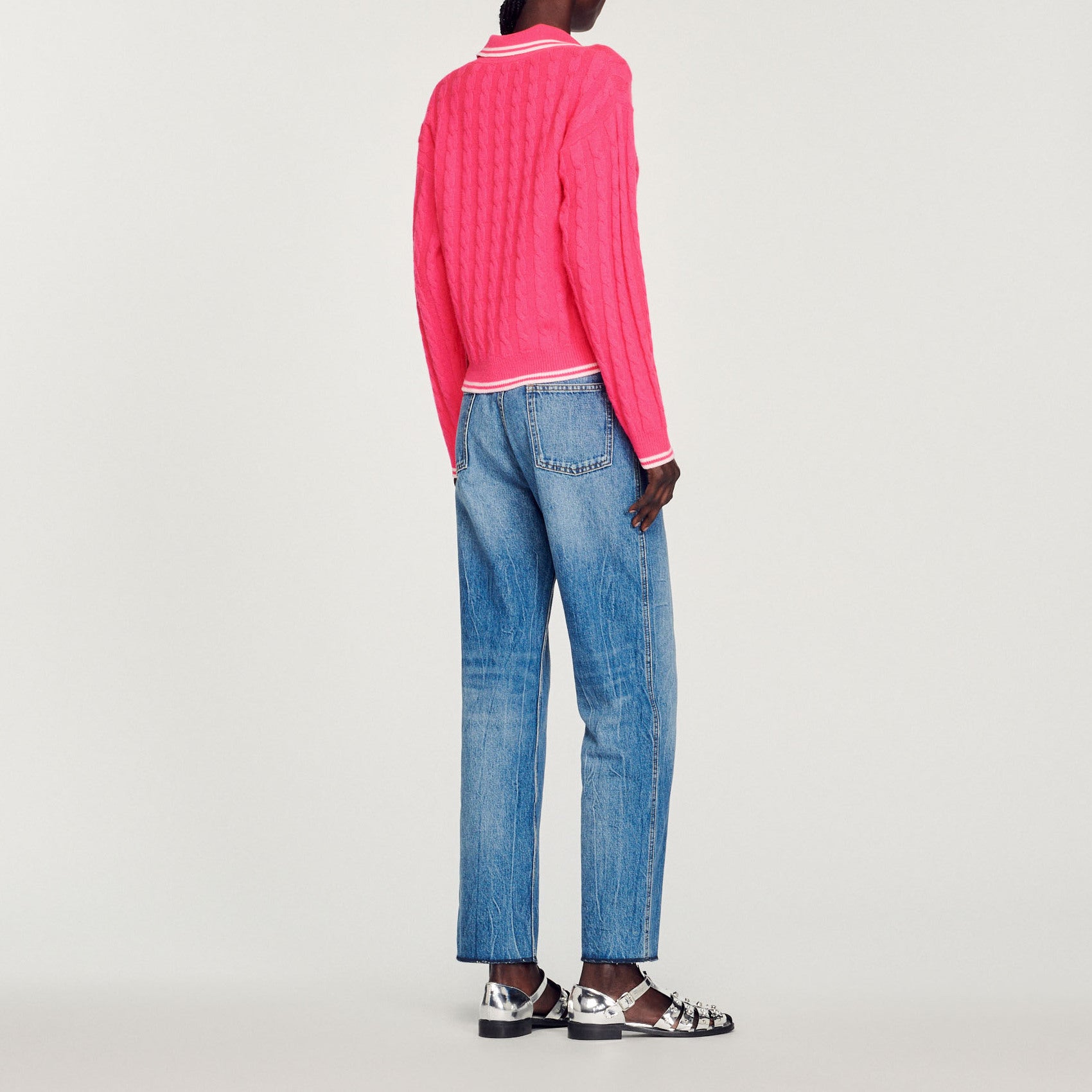 Pull en Maille torsadée Sandro seconde main