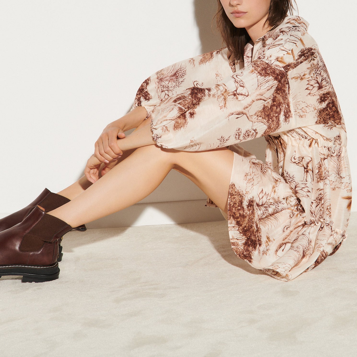 Robe Chemise imprimée Sandro seconde main