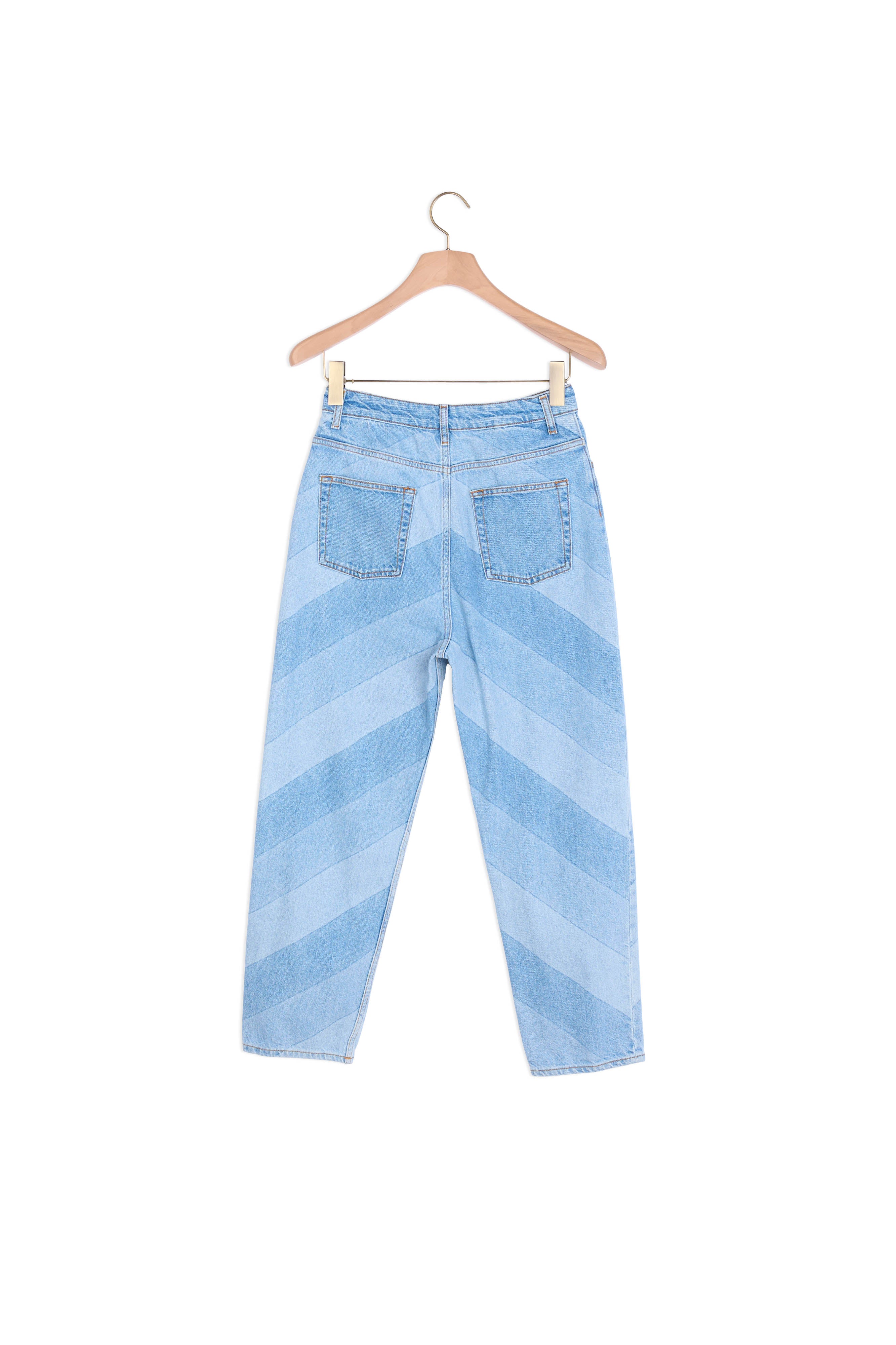 Jean à rayures diagonales Sandro seconde main