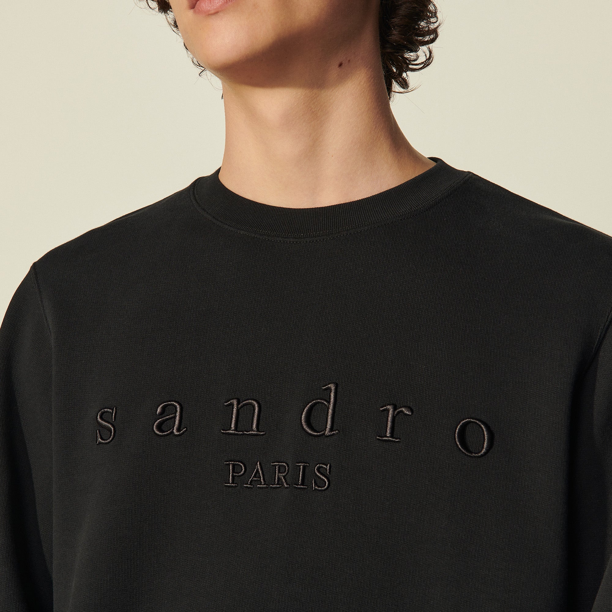 Sweat avec broderie Sandro Sandro seconde main