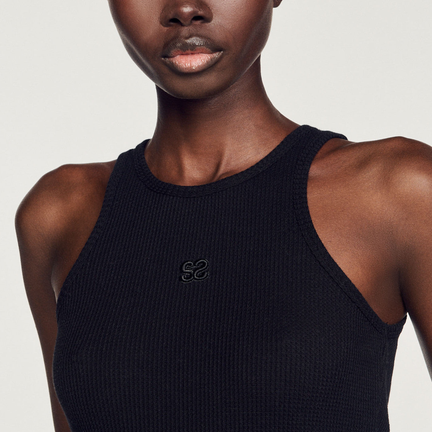 Débardeur logo double S Sandro seconde main