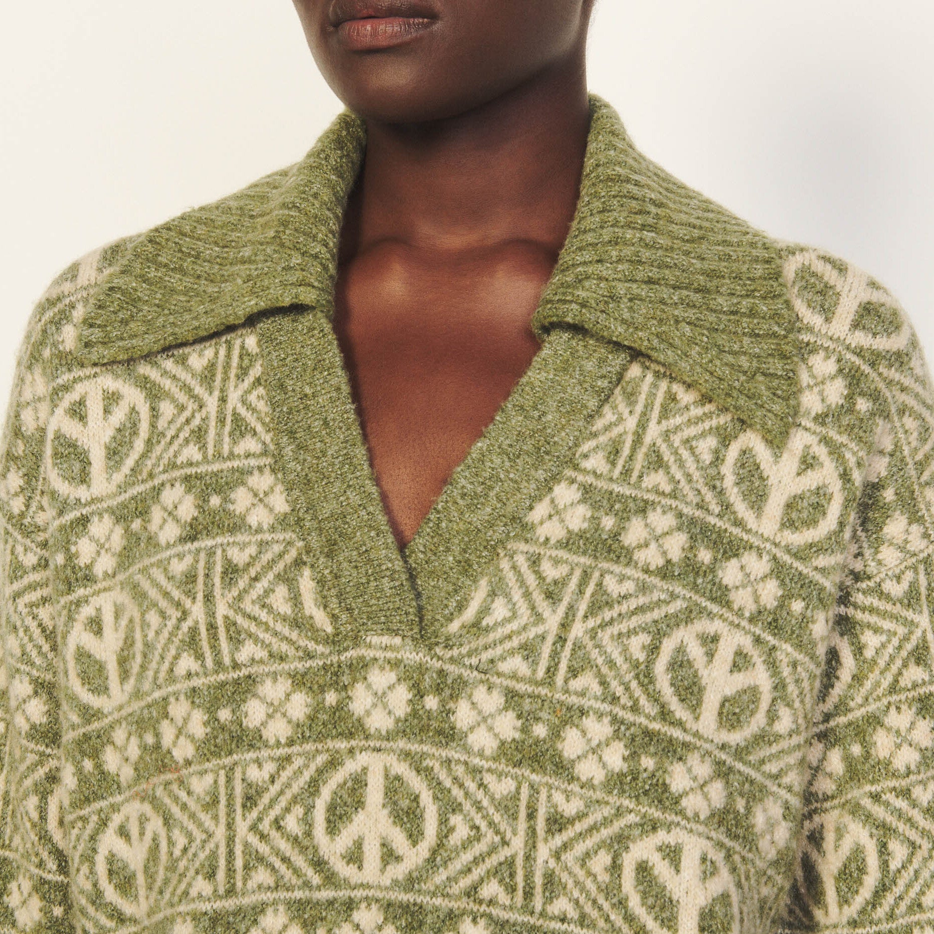 Pull Vert Sandro seconde main