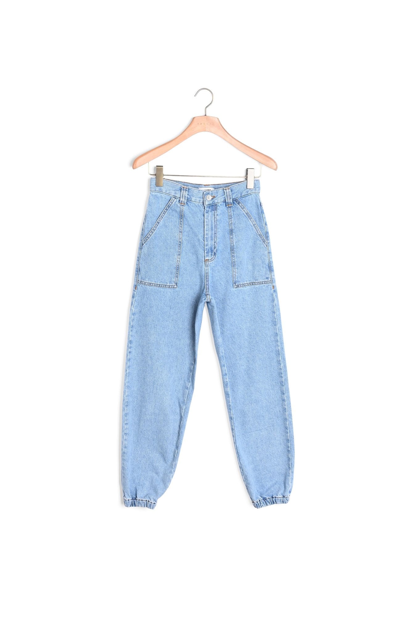 Jean en denim délavé Sandro seconde main