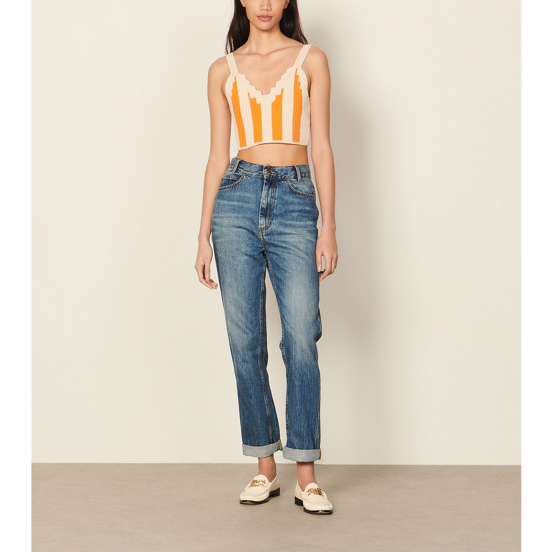 Brassière en crochet Sandro seconde main